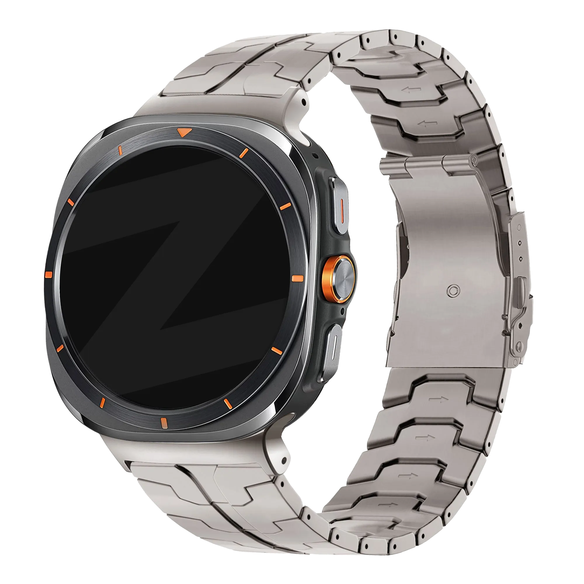 Bandz Samsung Galaxy Watch Ultra 2 Titanarmband 'Iron' (Titan)