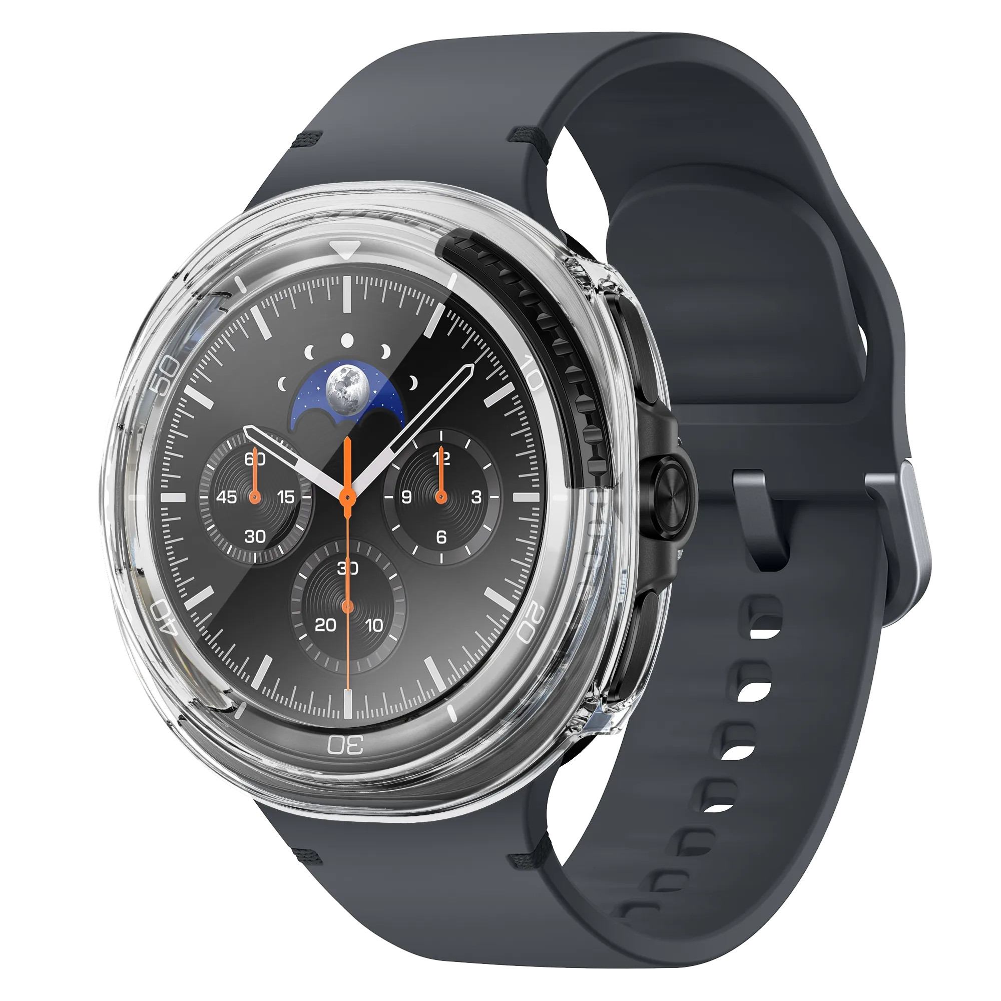 Bandz Samsung Galaxy Watch 8 Classic PC Hülle mit Glas (Transparant)