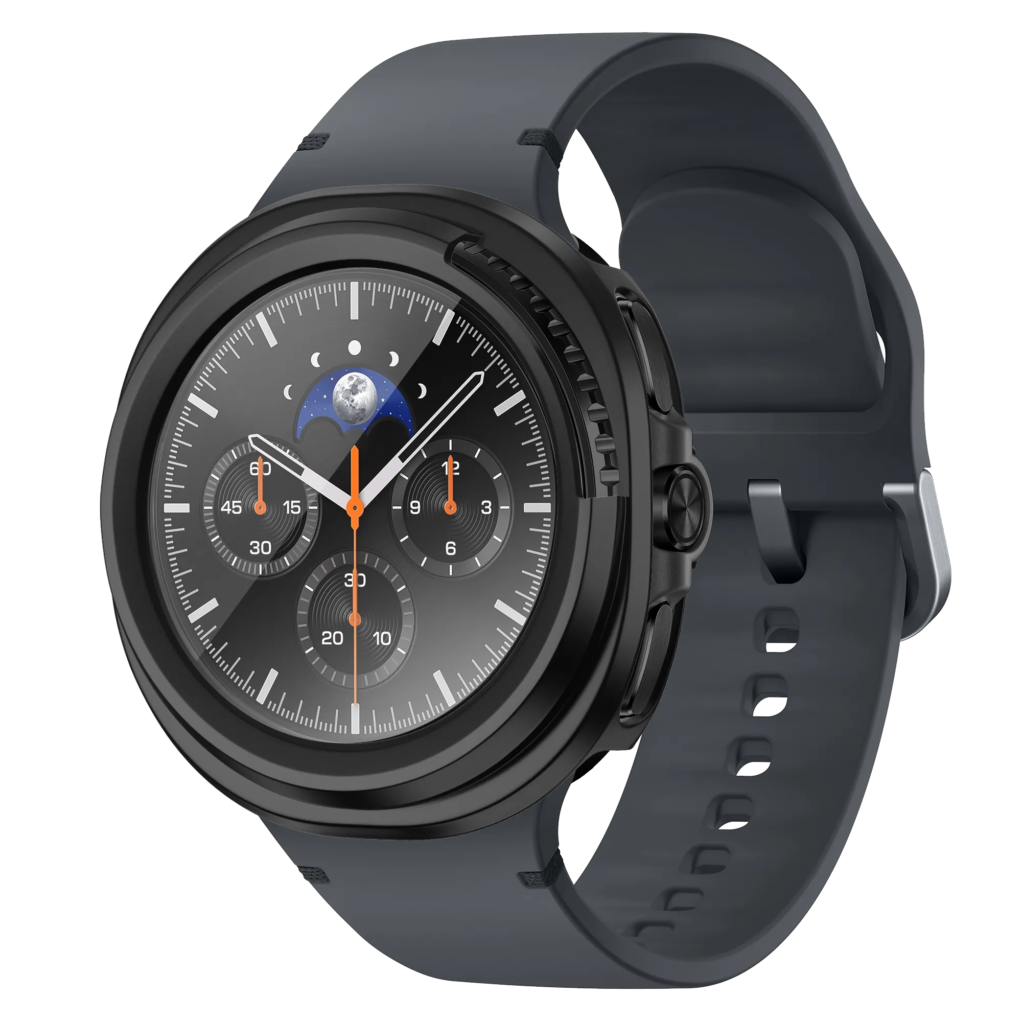 Bandz Samsung Galaxy Watch 8 Classic PC Hülle mit Glas (Schwarz)