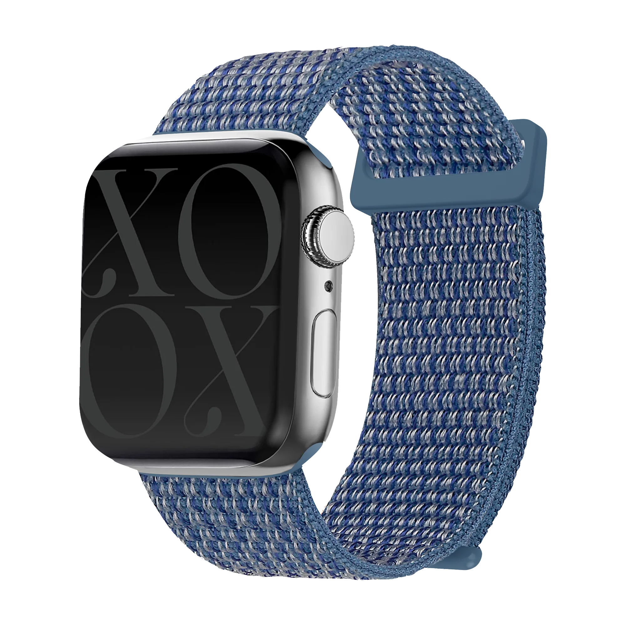 xoxo Wildhearts Apple Watch Nylonarmband (Blau)