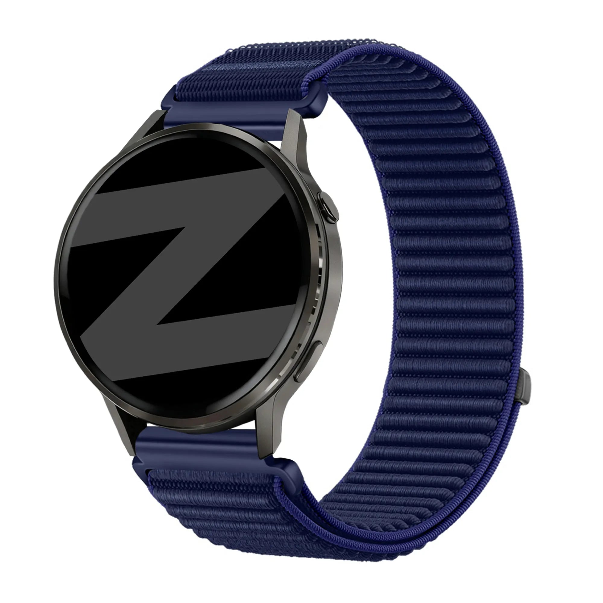 Bandz Garmin Forerunner 255s Nylonarmband 'Wave' (Dunkelblau)