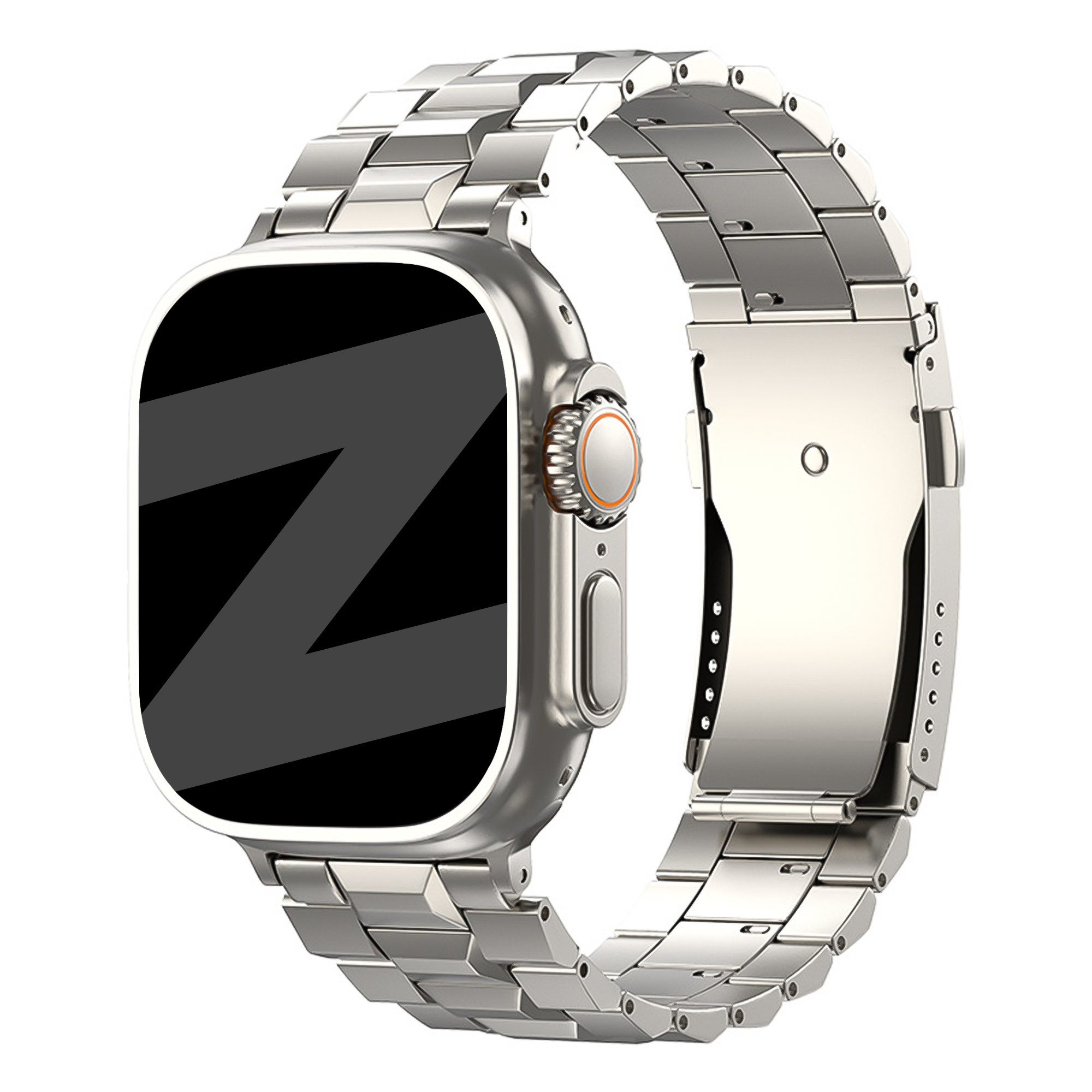 Bandz Apple Watch Ultra Titanarmband 'Deluxe' (Titan)