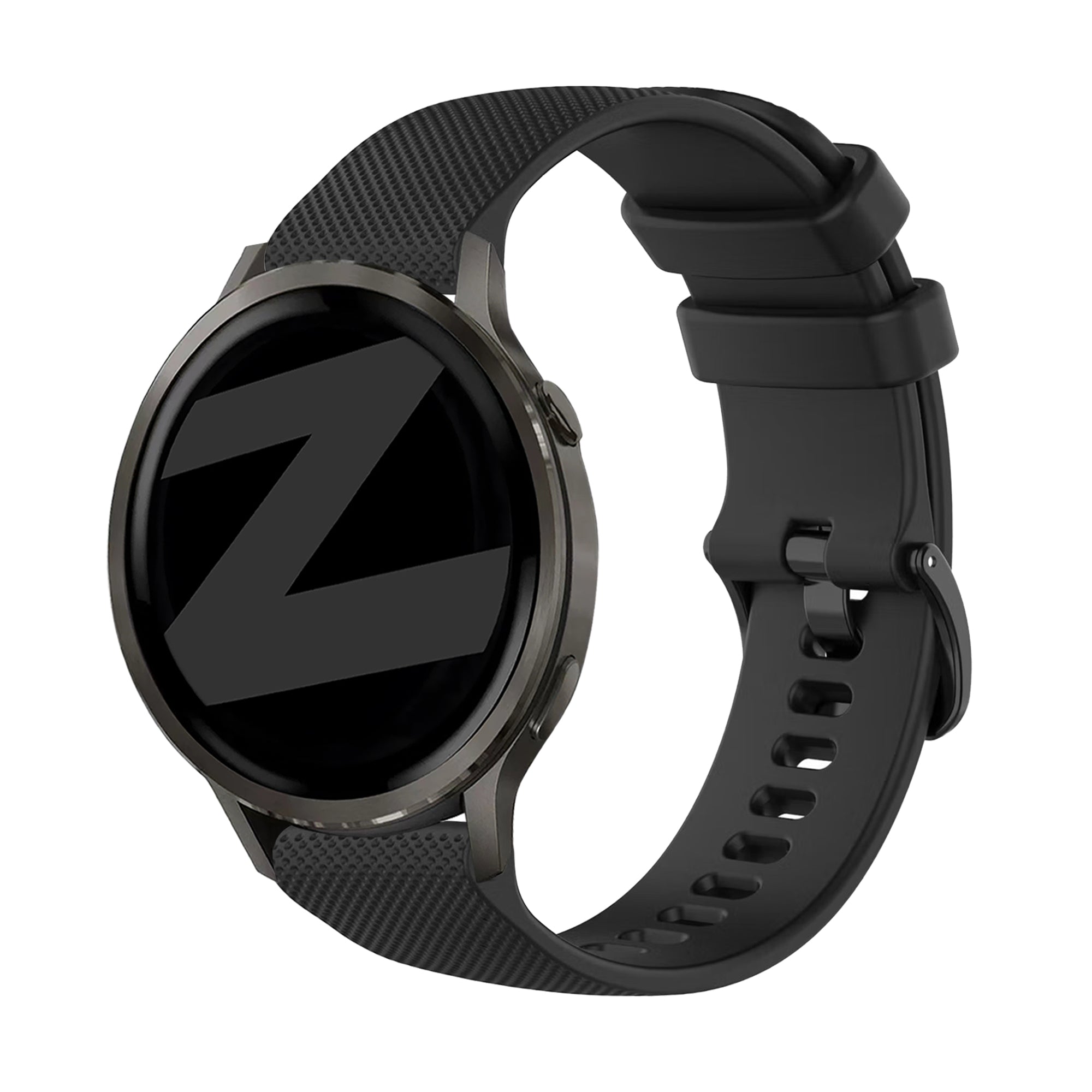 Bandz Garmin Venu 4 - 45mm Silikonarmband 'Premium' (Schwarz)