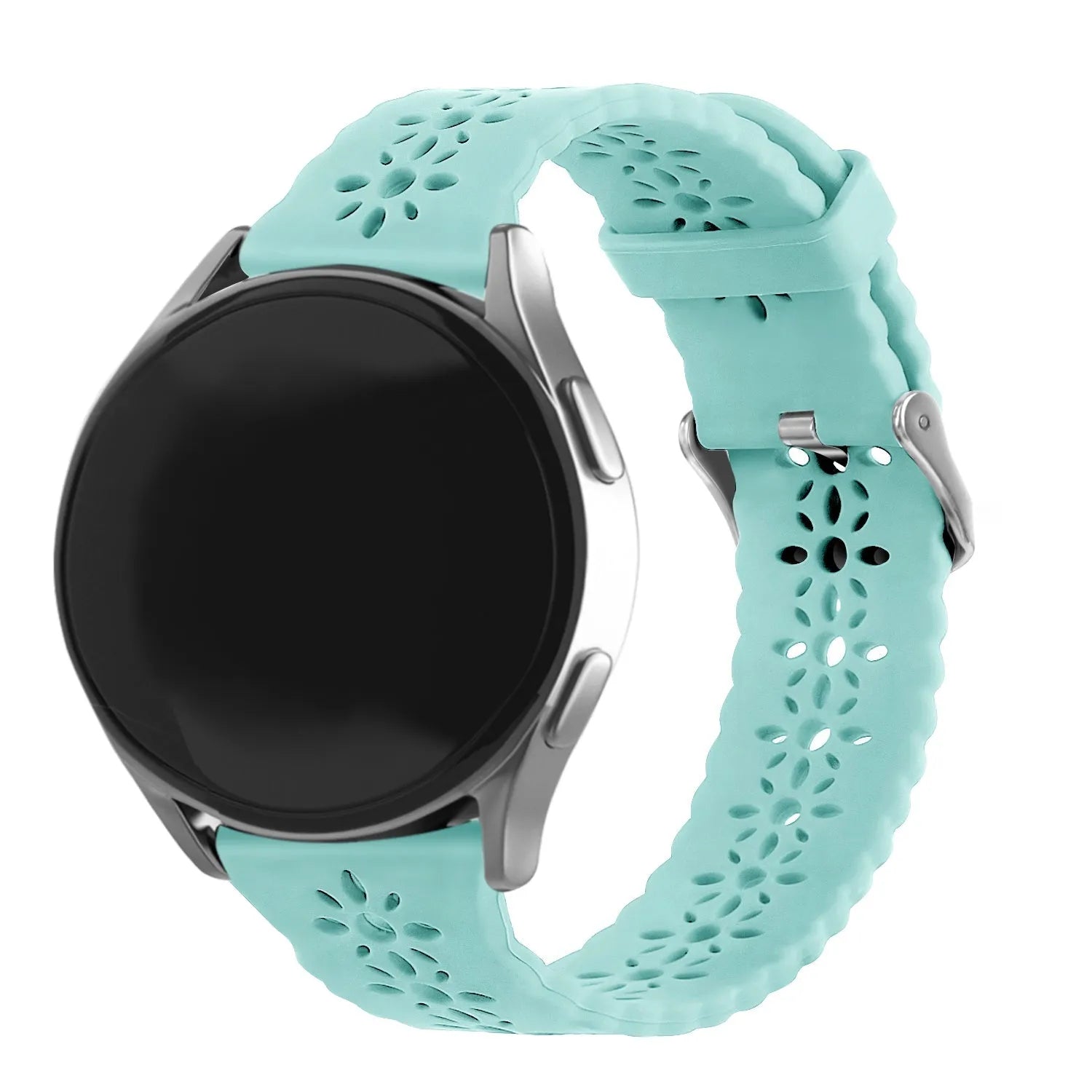 Coros Apex 2 Gemustertes Silikonarmband (Blue Sea Green)