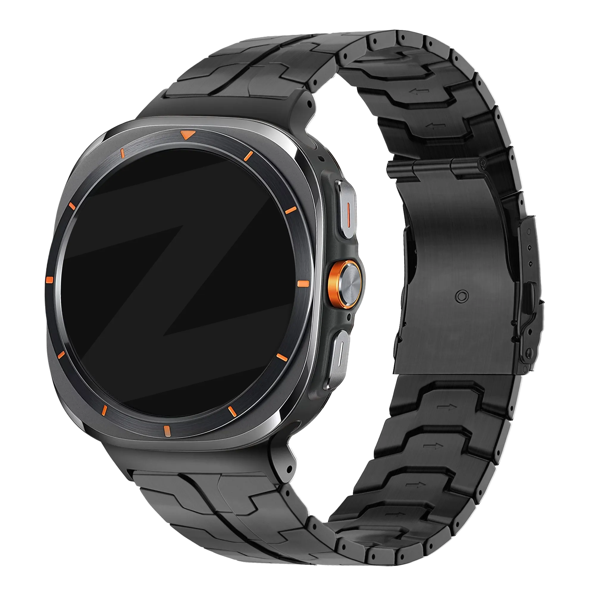 Bandz Samsung Galaxy Watch Ultra 2 Titanium Strap 'Iron' (Black)