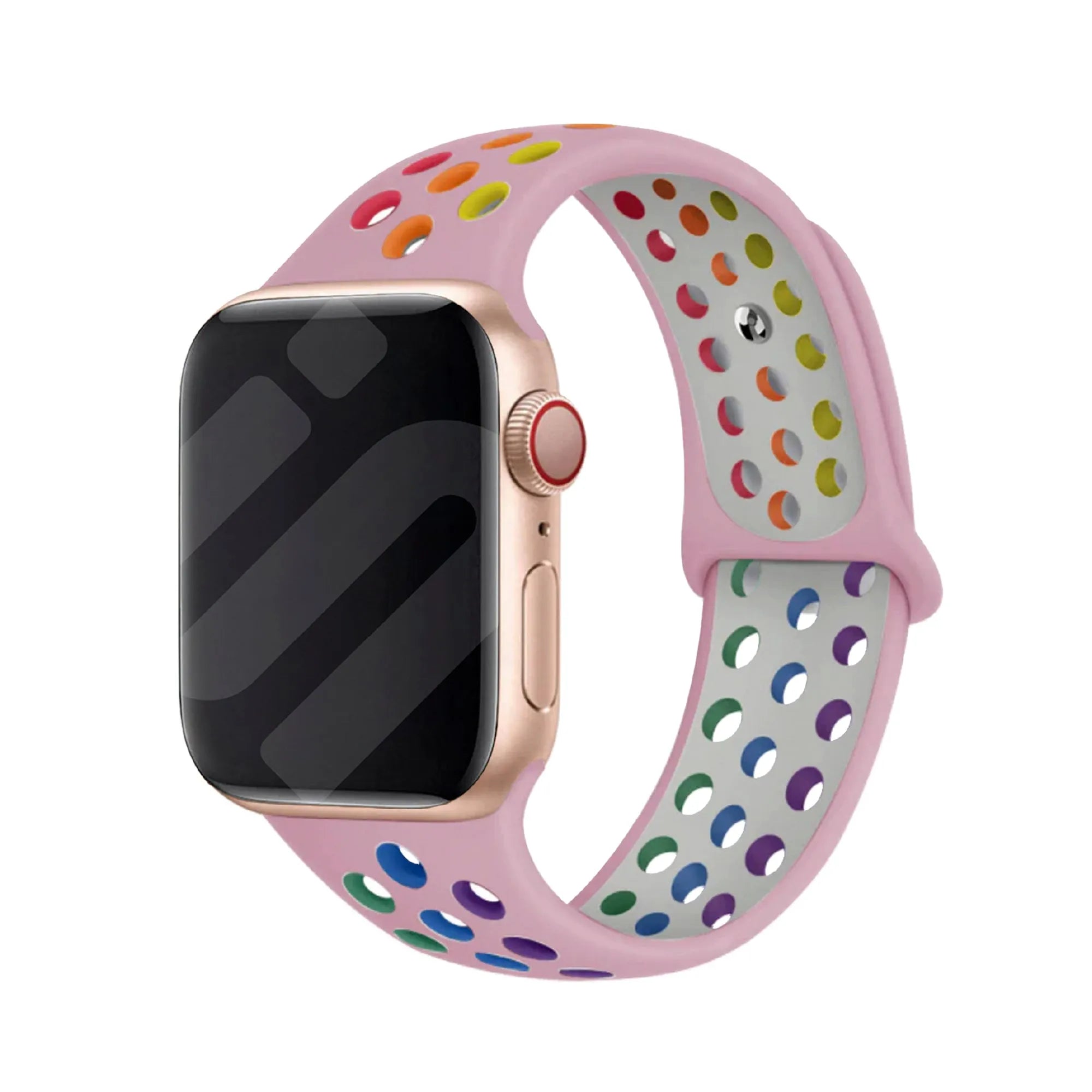 Apple Watch Sportarmband (Bunt Rosa)