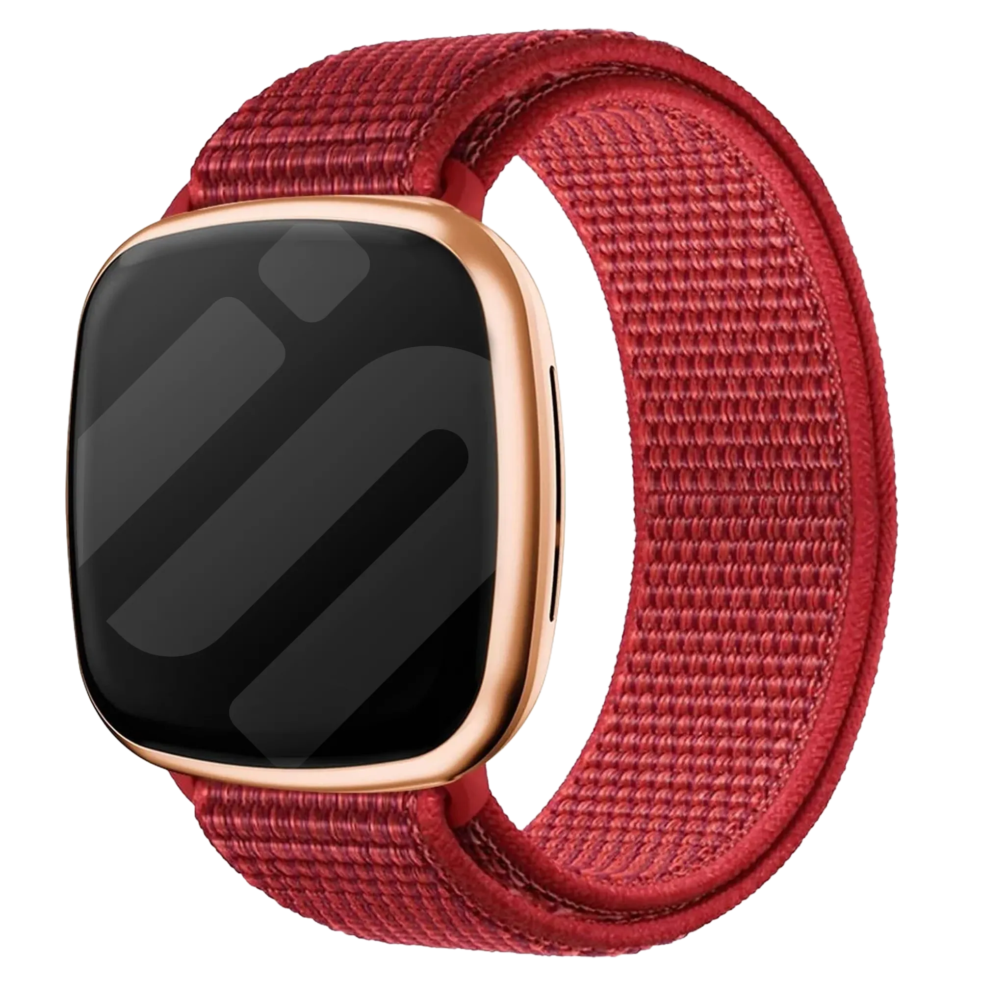 Fitbit Versa 3 Nylon Strap (Red)
