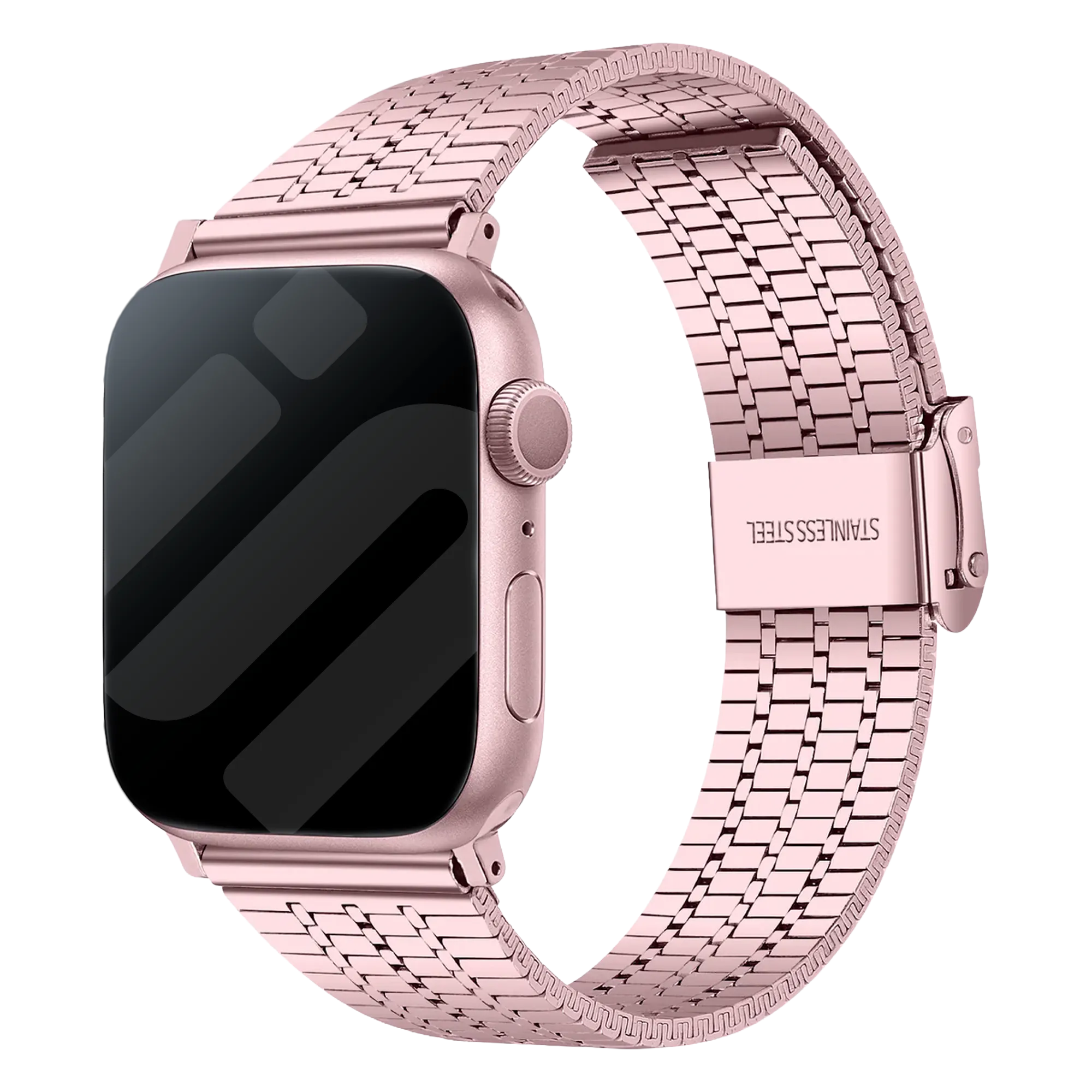 Apple Watch Edelstahl-Armband (Rosa)