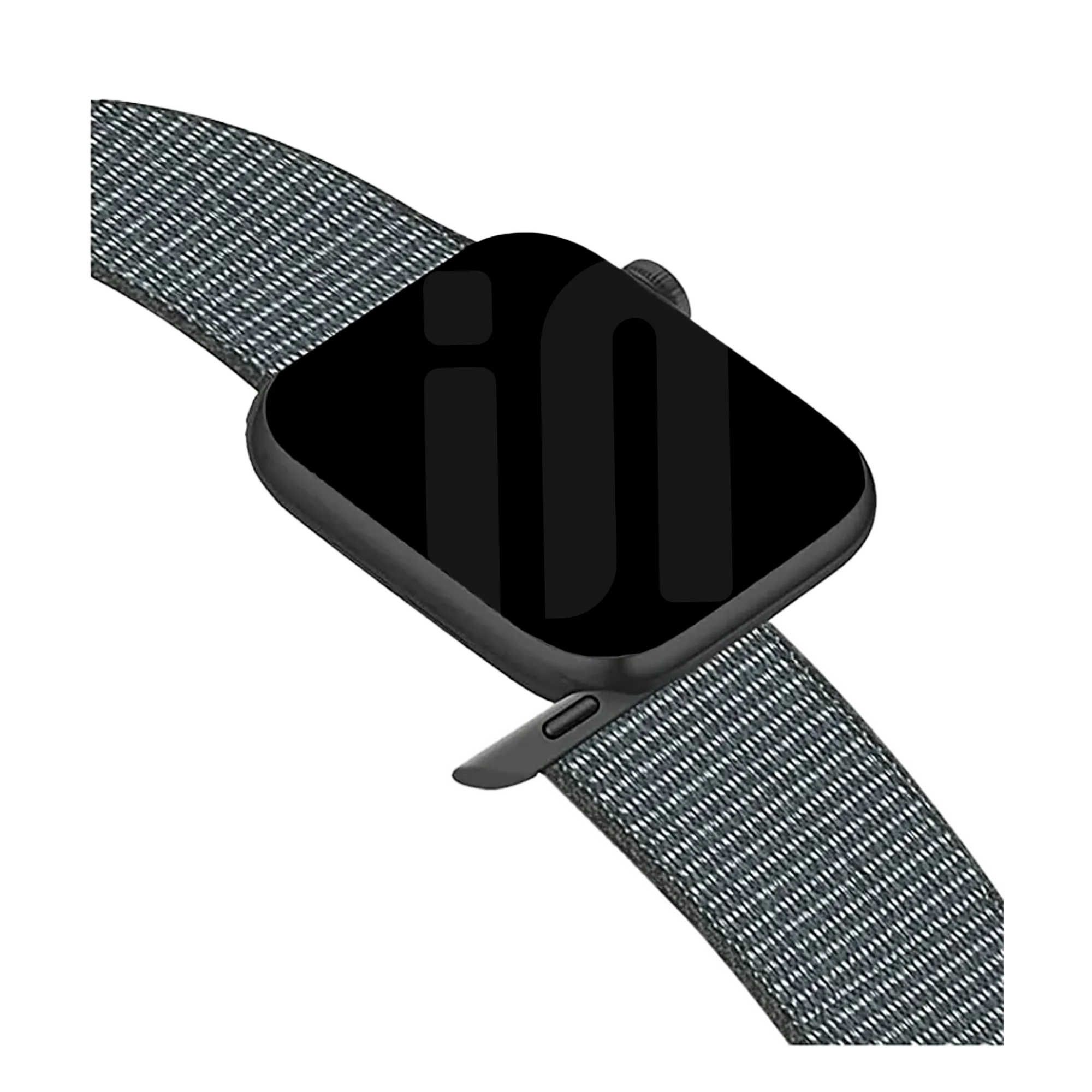 Apple Watch Nylonarmband (Grau-Grün)