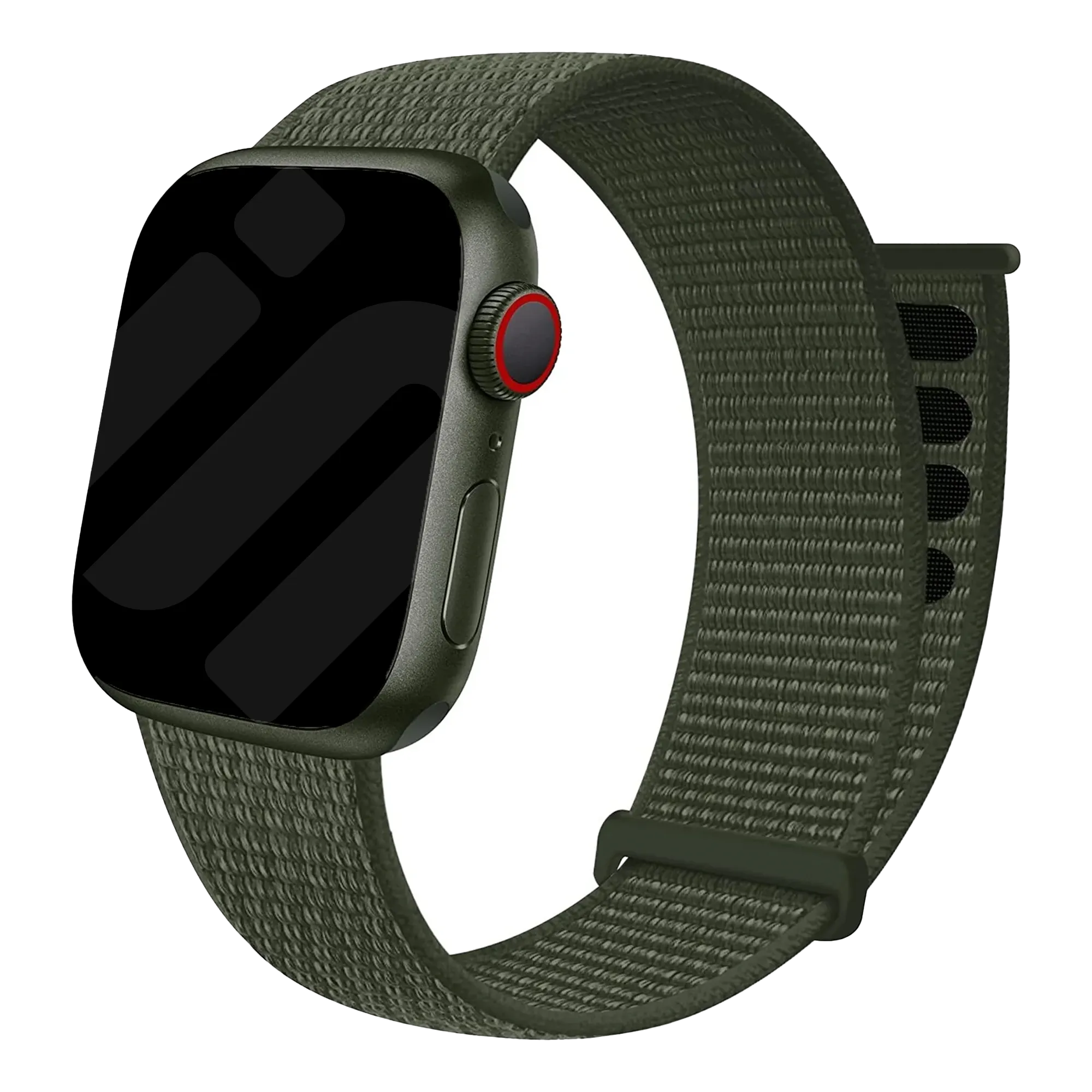 Apple Watch Nylonarmband (Armeegrün)