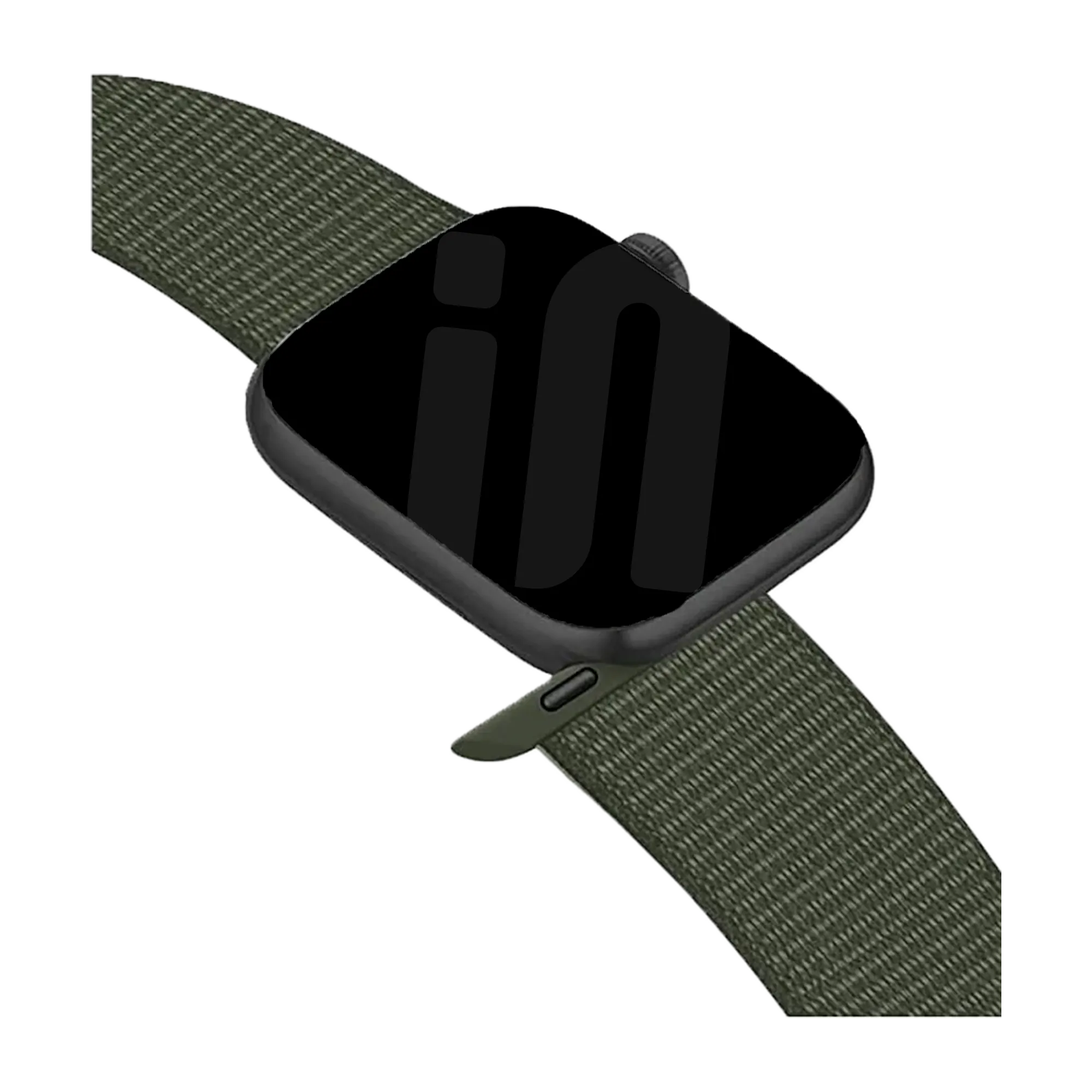 Apple Watch Nylonarmband (Armeegrün)