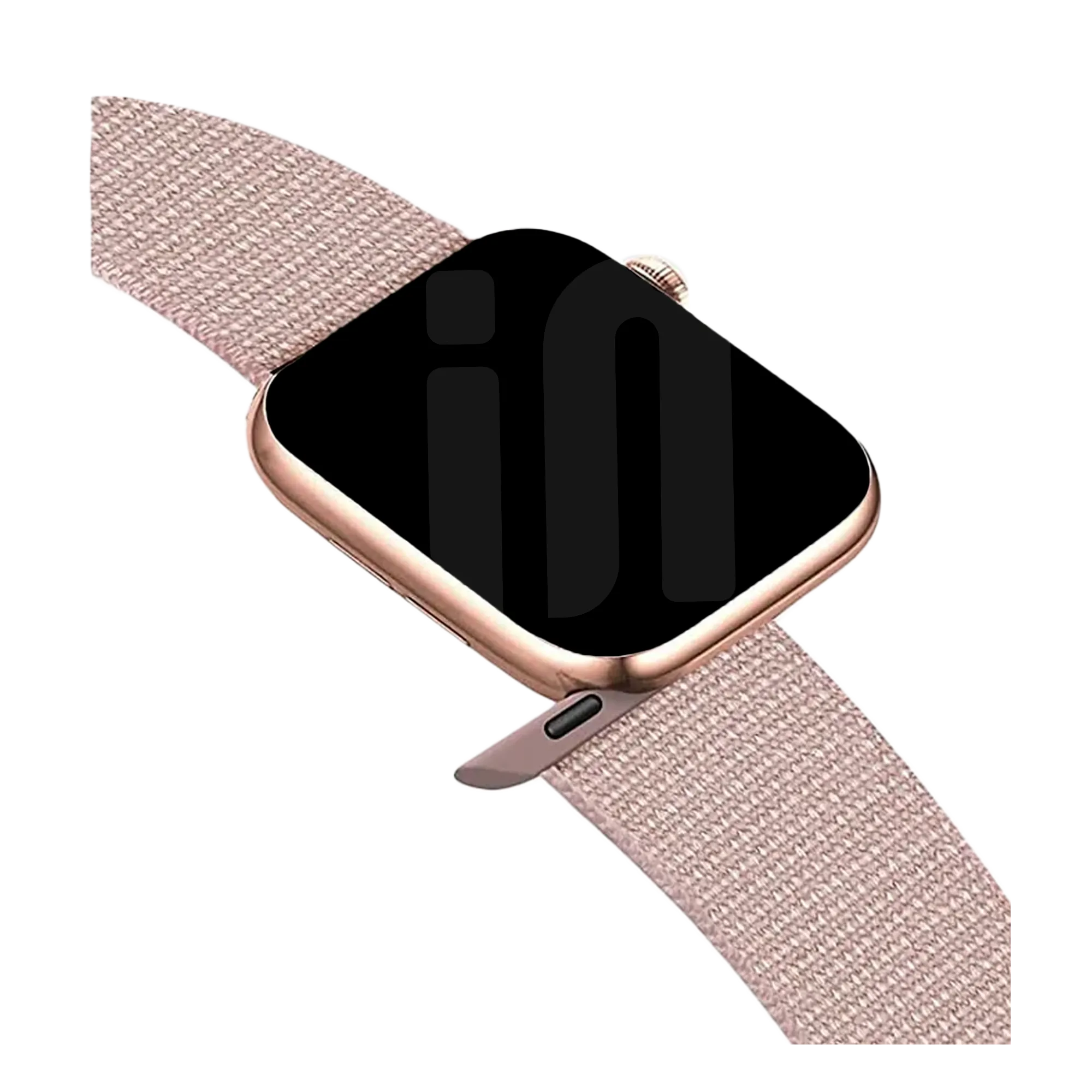 Apple Watch Nylonarmband (Hellrosa)