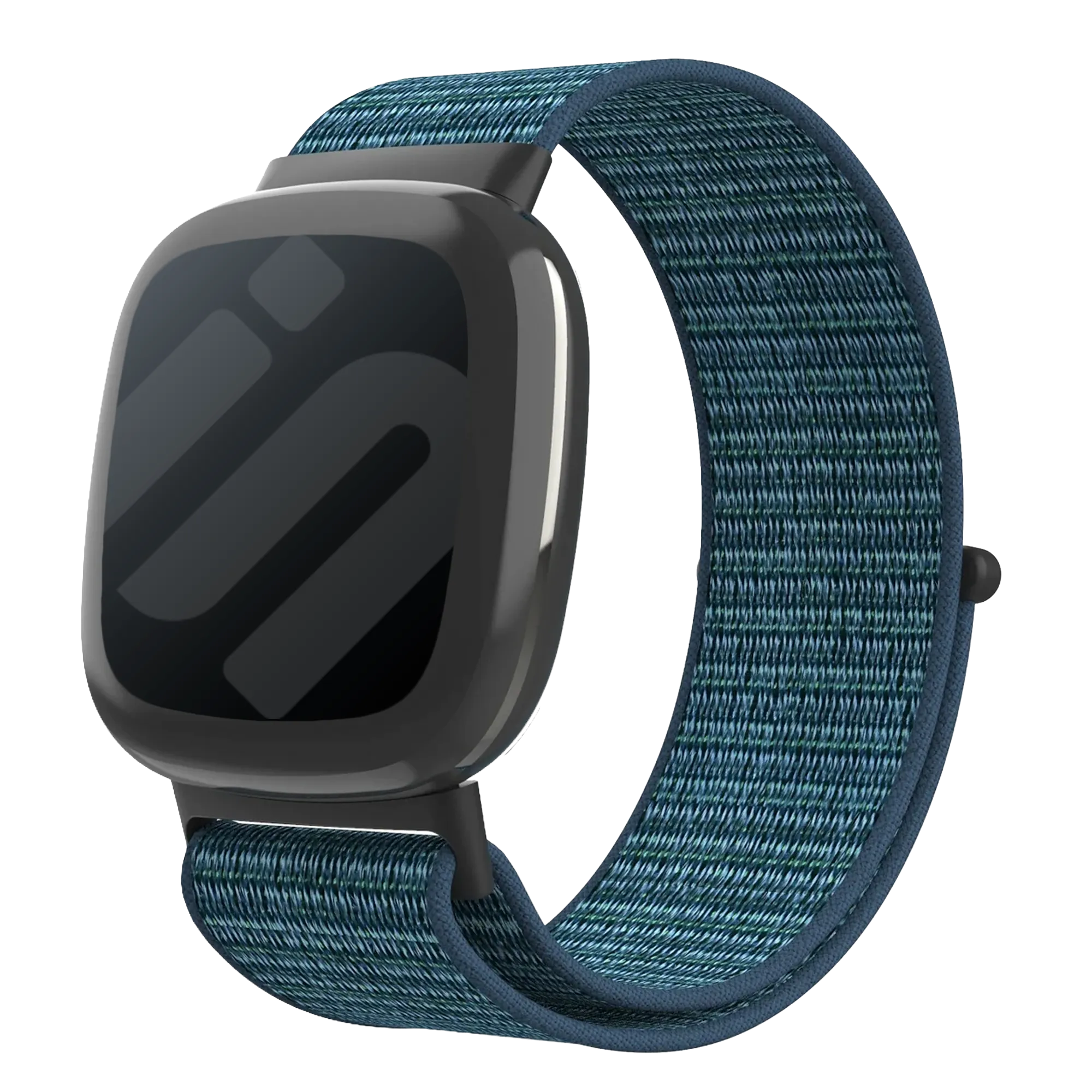 Fitbit Versa 4 Nylon Strap (Blue)