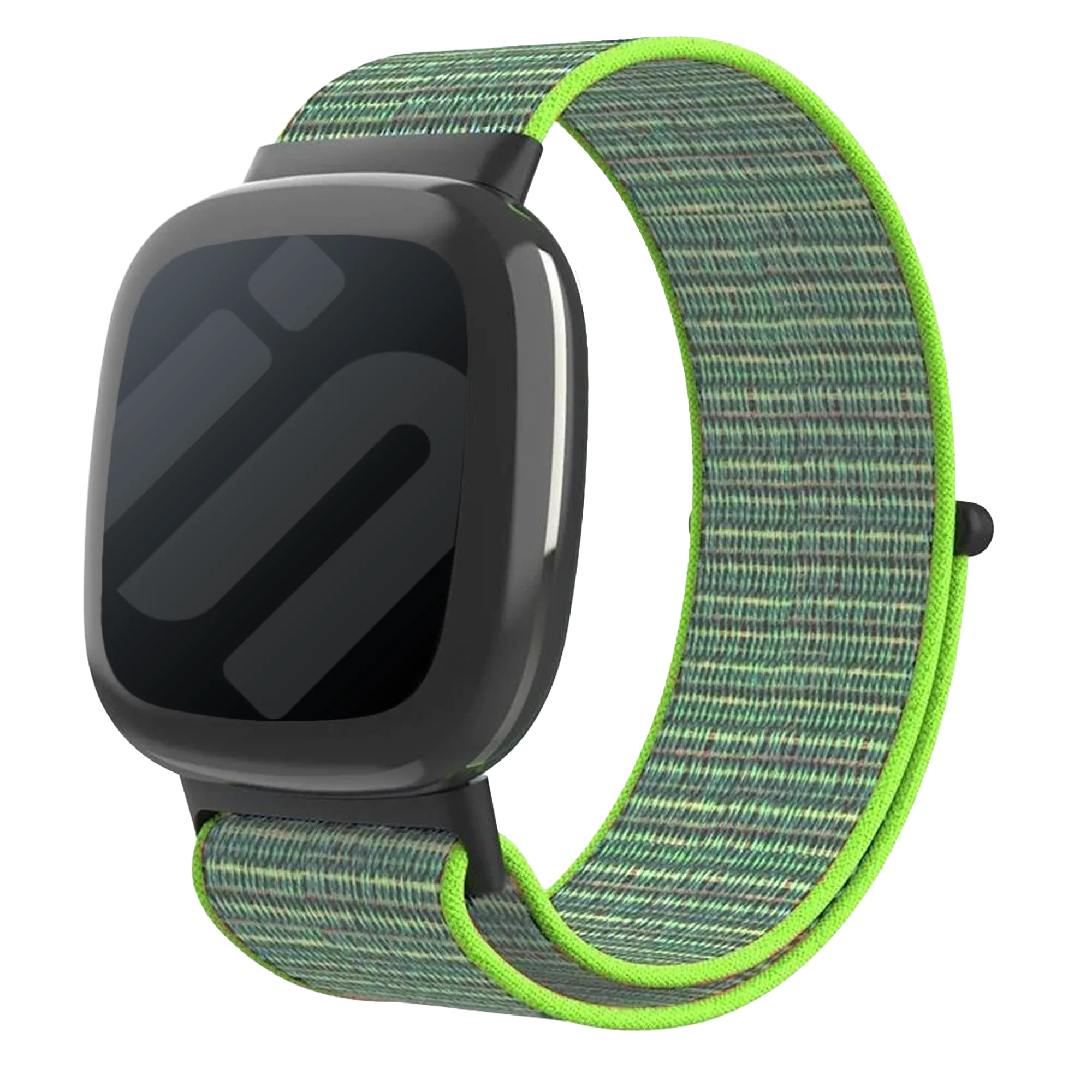 Fitbit Versa 4 Nylon Strap (Lime)