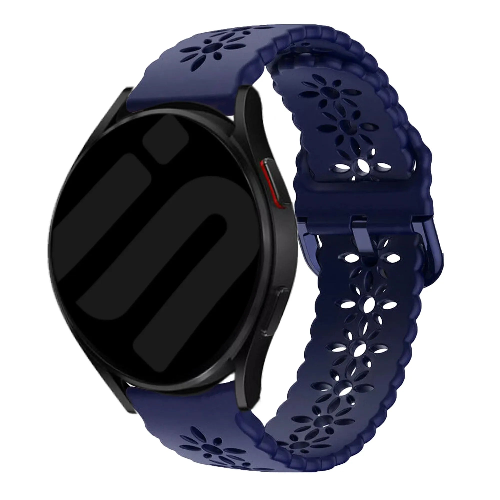 Amazfit Active 2 Gemustertes Silikonarmband (Dunkel Blau)