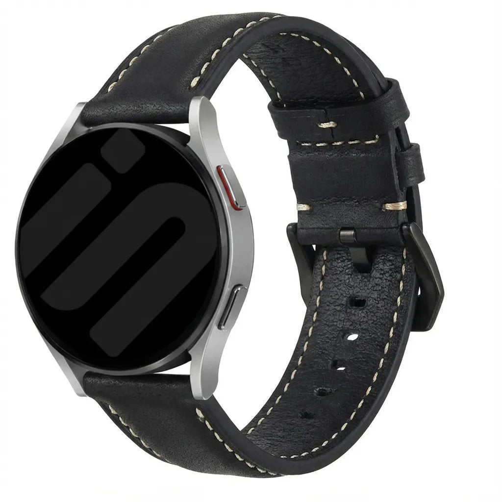 TicWatch Pro 5 Enduro Leather Strap (Black)