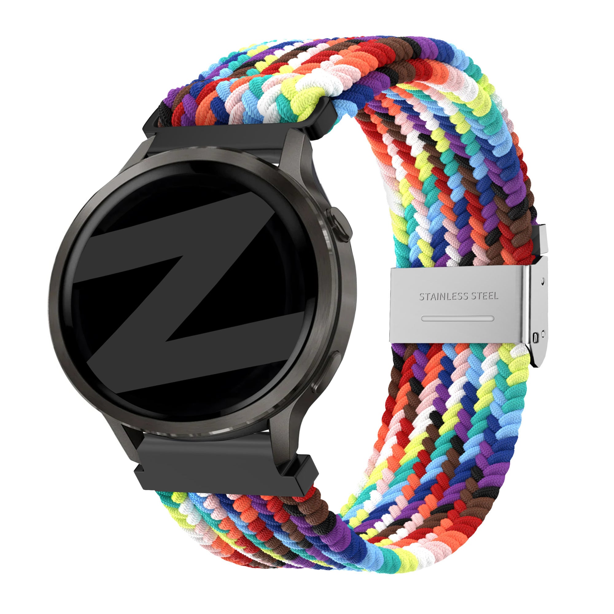 Bandz Garmin Forerunner 70 Woven Nylon Strap (Colourful)