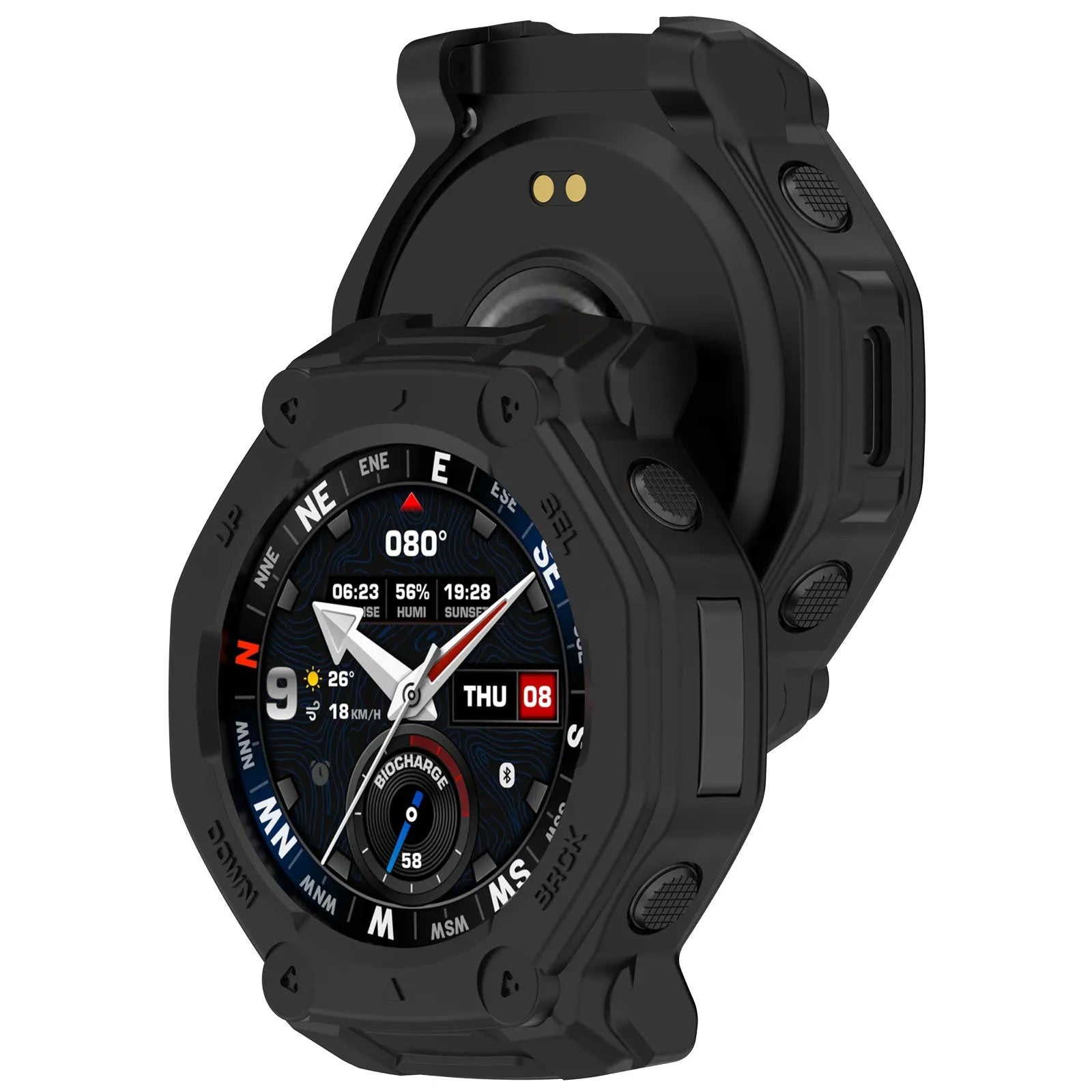 Amazfit T-Rex 3 Pro - 48mm Robuste TPU-Hülle (Schwarz)