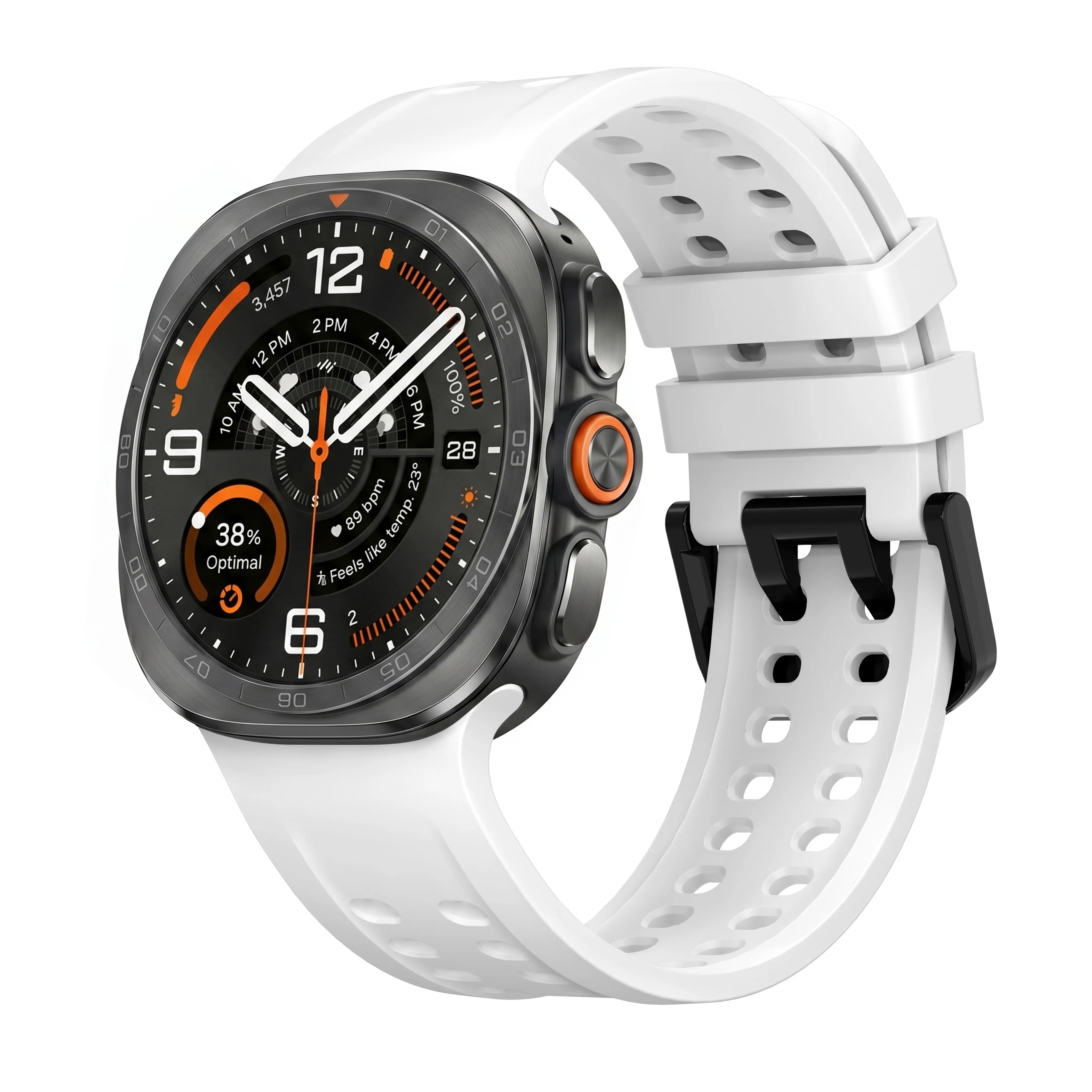 Samsung Galaxy Watch Ultra Silikonarmband (Weiß)