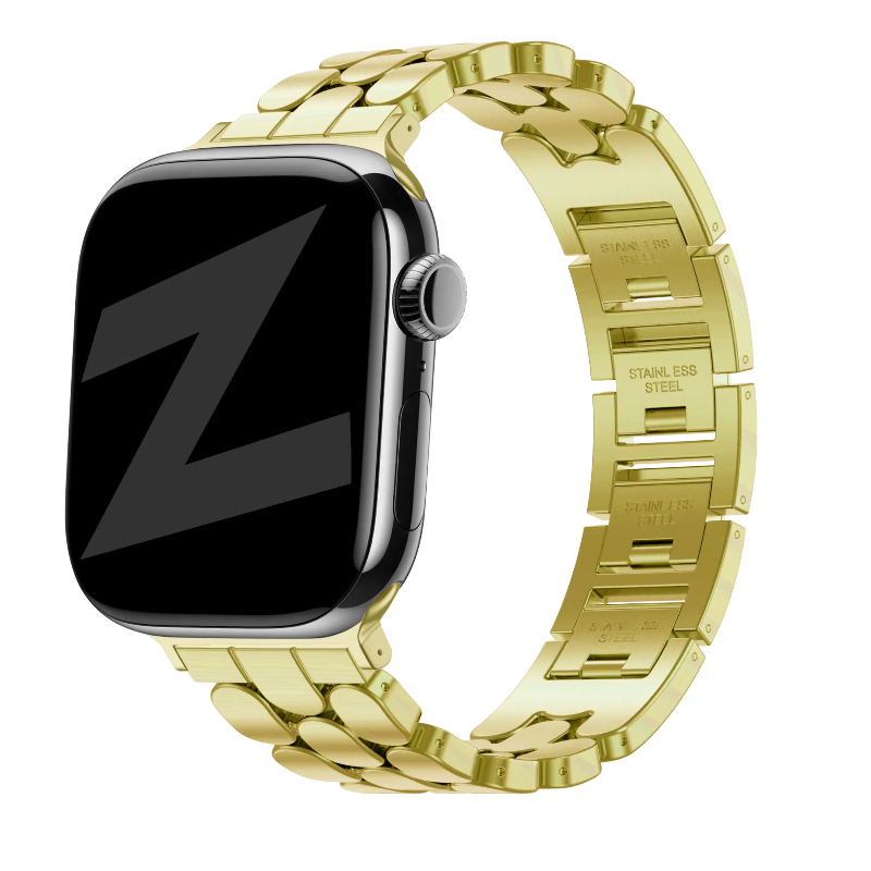 apple watch steel band oval gold