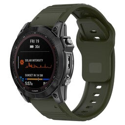 Garmin Instinct E - 45mm Outdoor Silikonarmband (Armeegrün)
