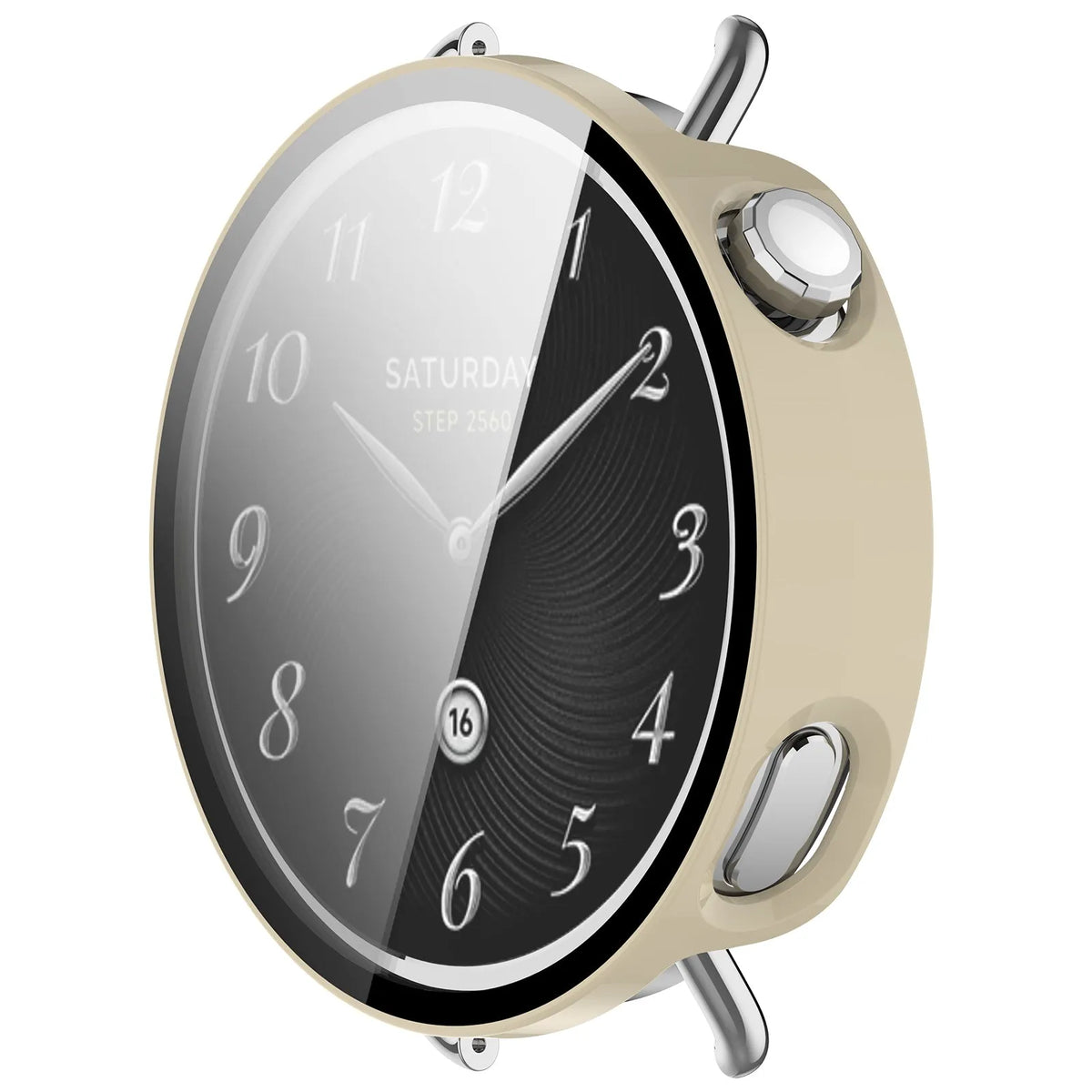 Xiaomi Watch S4 - 41mm PC Hülle mit Glas (Beige)