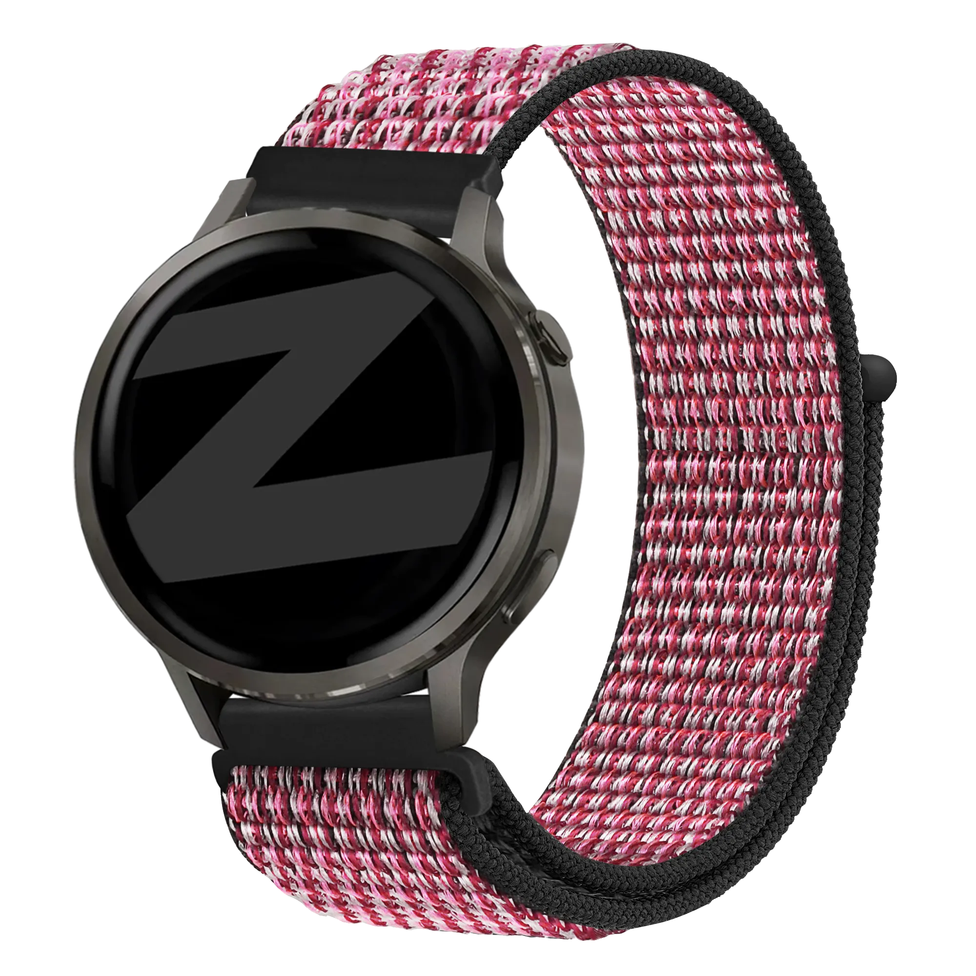 Bandz Garmin Forerunner 265s Nylon Loop Armband (True Berry)