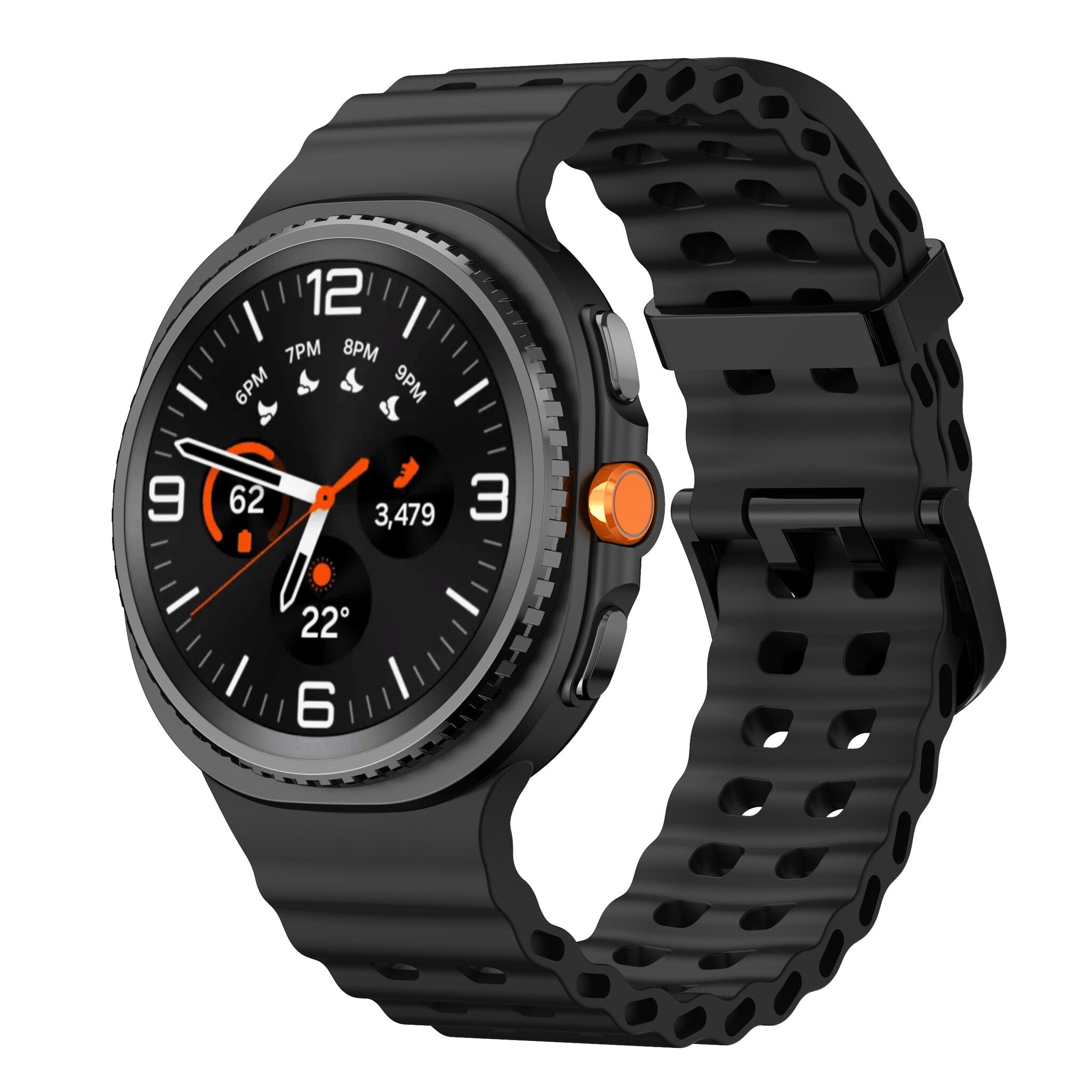 Samsung Galaxy Watch 8 Classic Ocean Armband (Schwarz)