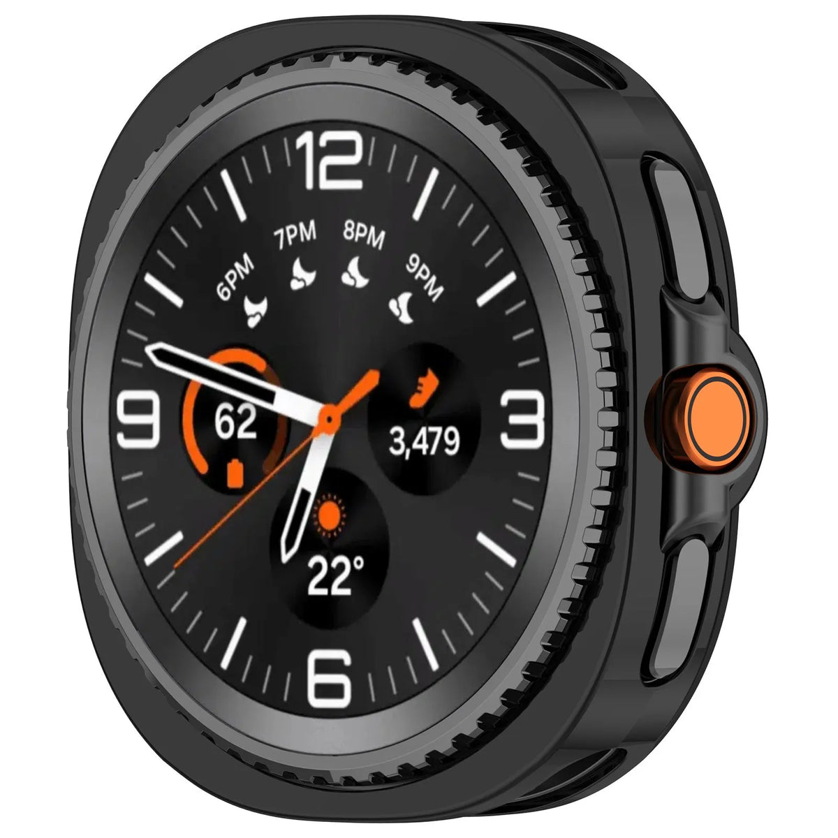 Samsung Galaxy Watch 8 Classic TPU Hülle (Schwarz)