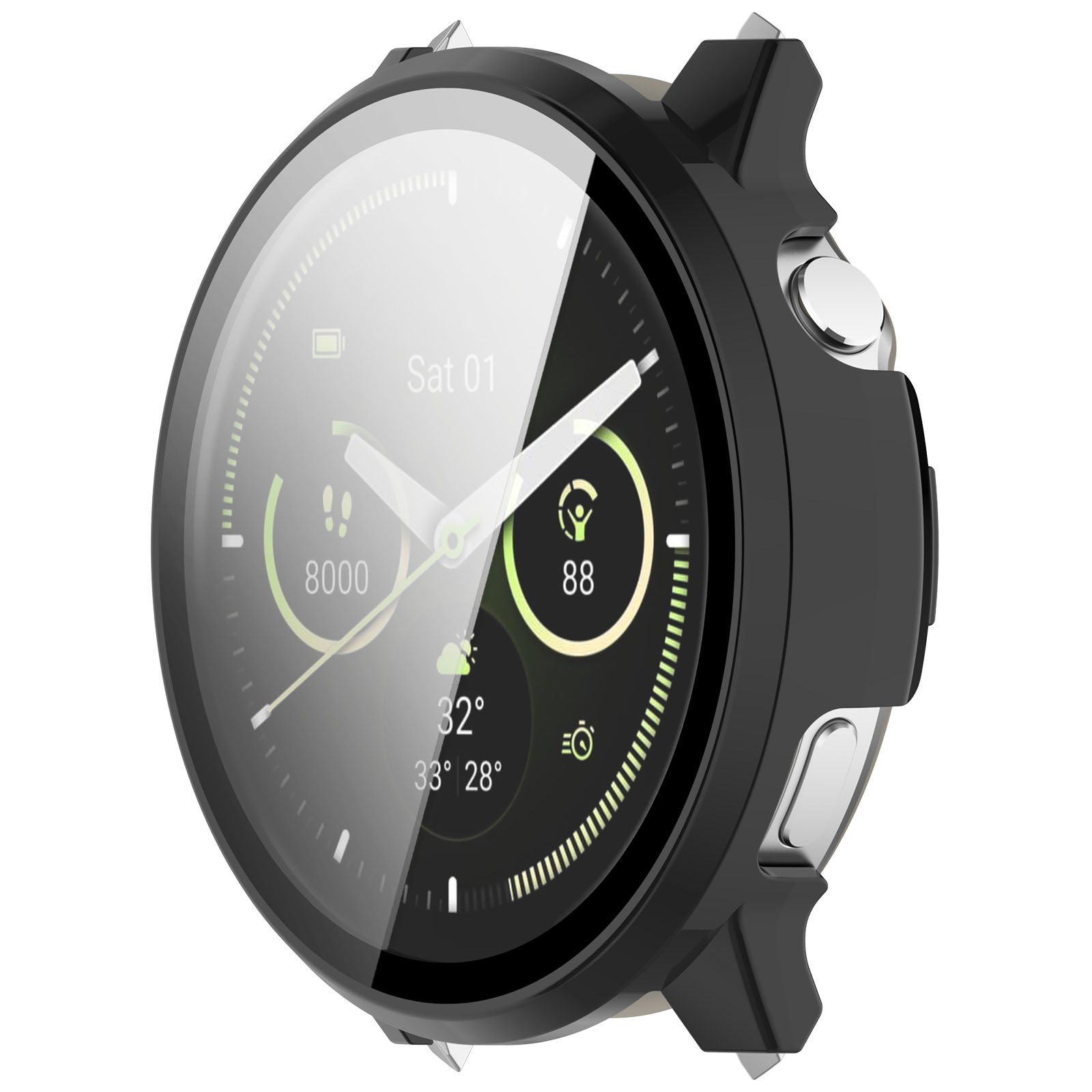 Garmin Venu 4 - 41mm Hard Case mit Glas (Schwarz)
