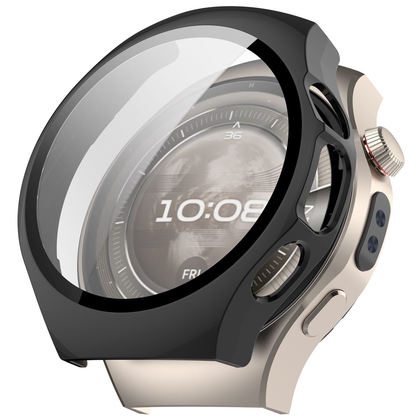 Huawei Watch 5 - 42mm Hartschale mit Glass (Schwarz)