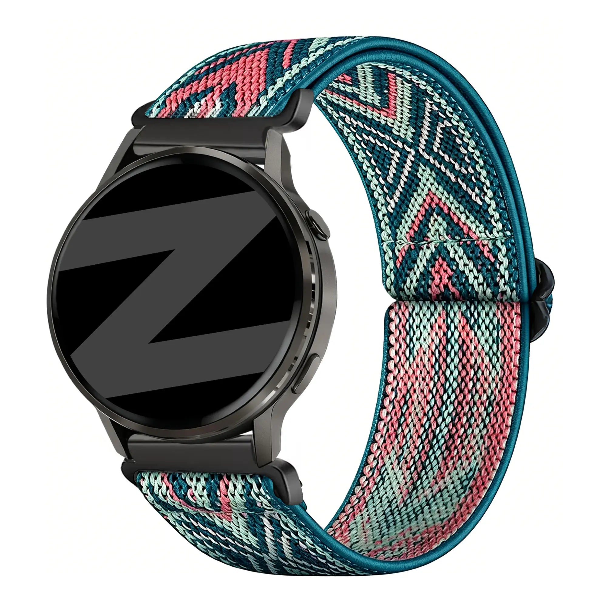Bandz Garmin Venu 3s Elastisches Nylonband (Blau Mix)