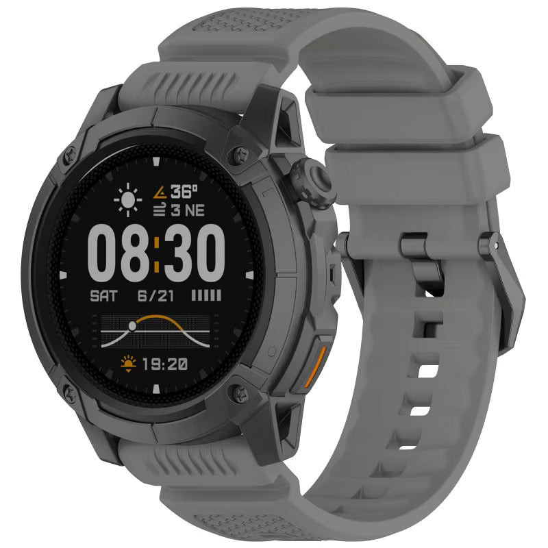 Coros Apex 4 - 46mm Silikonarmband (Grau)