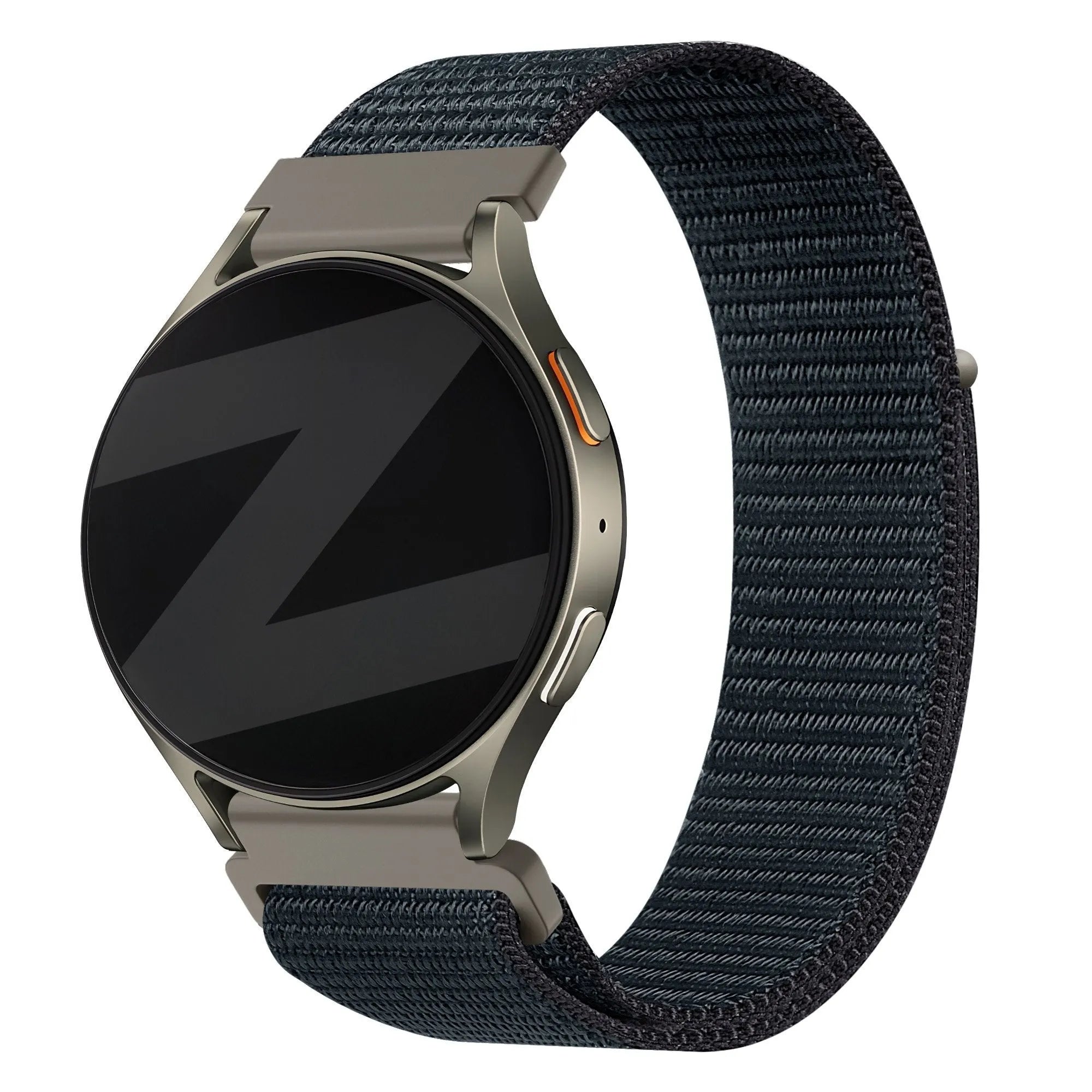 Bandz Gard Pro Health Smartwatch 3 - 48mm Nylon Strap 'Easy Fit' (Grey-Blue)