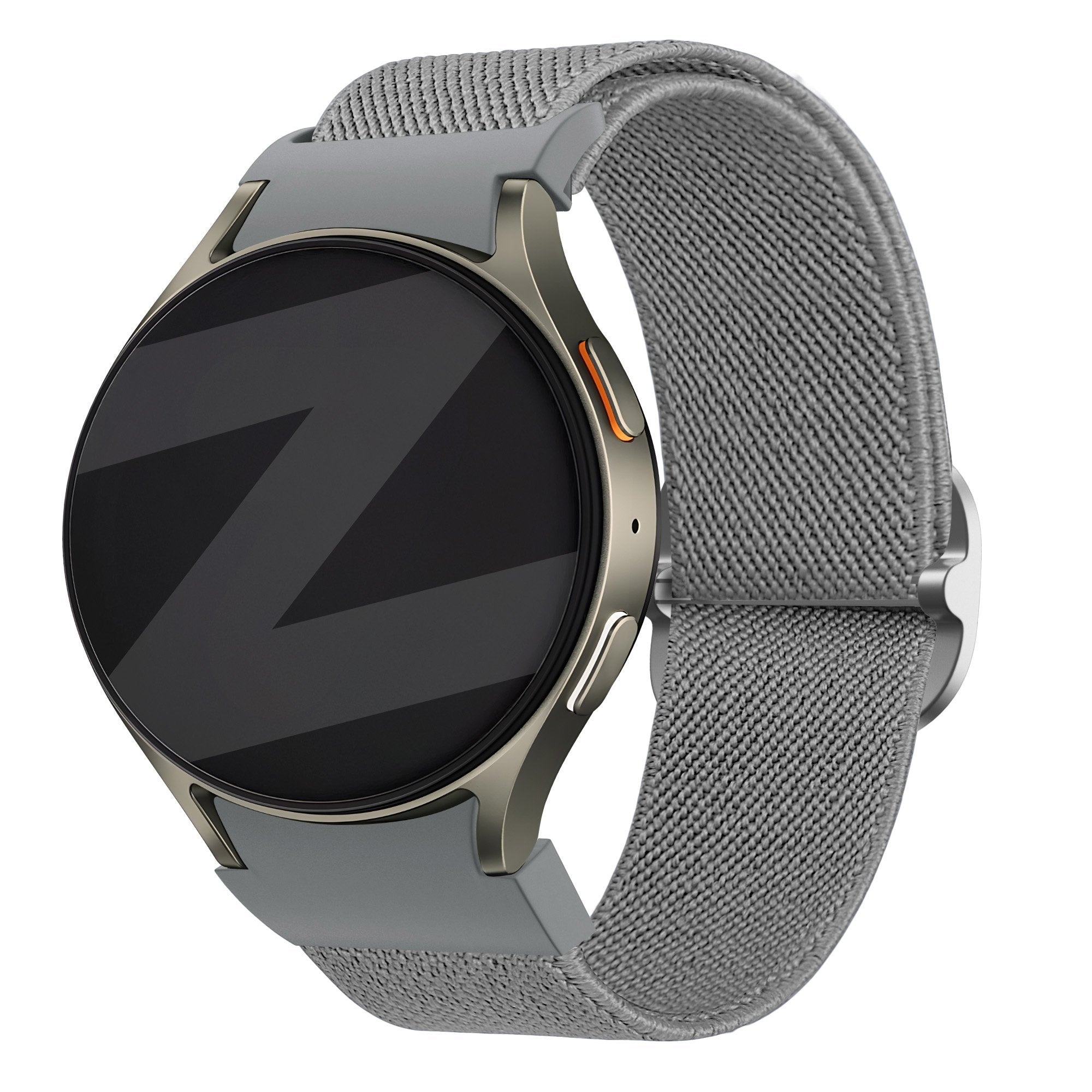 Bandz Samsung Galaxy Watch 4 Classic 46mm Elastisches Armband 'Easy Fit' (Grau)