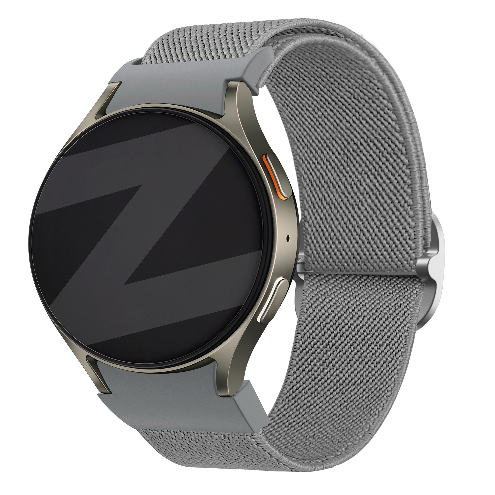 Bandz Samsung Galaxy Watch 4 44mm Elastisches Armband 'Easy Fit' (Grau)