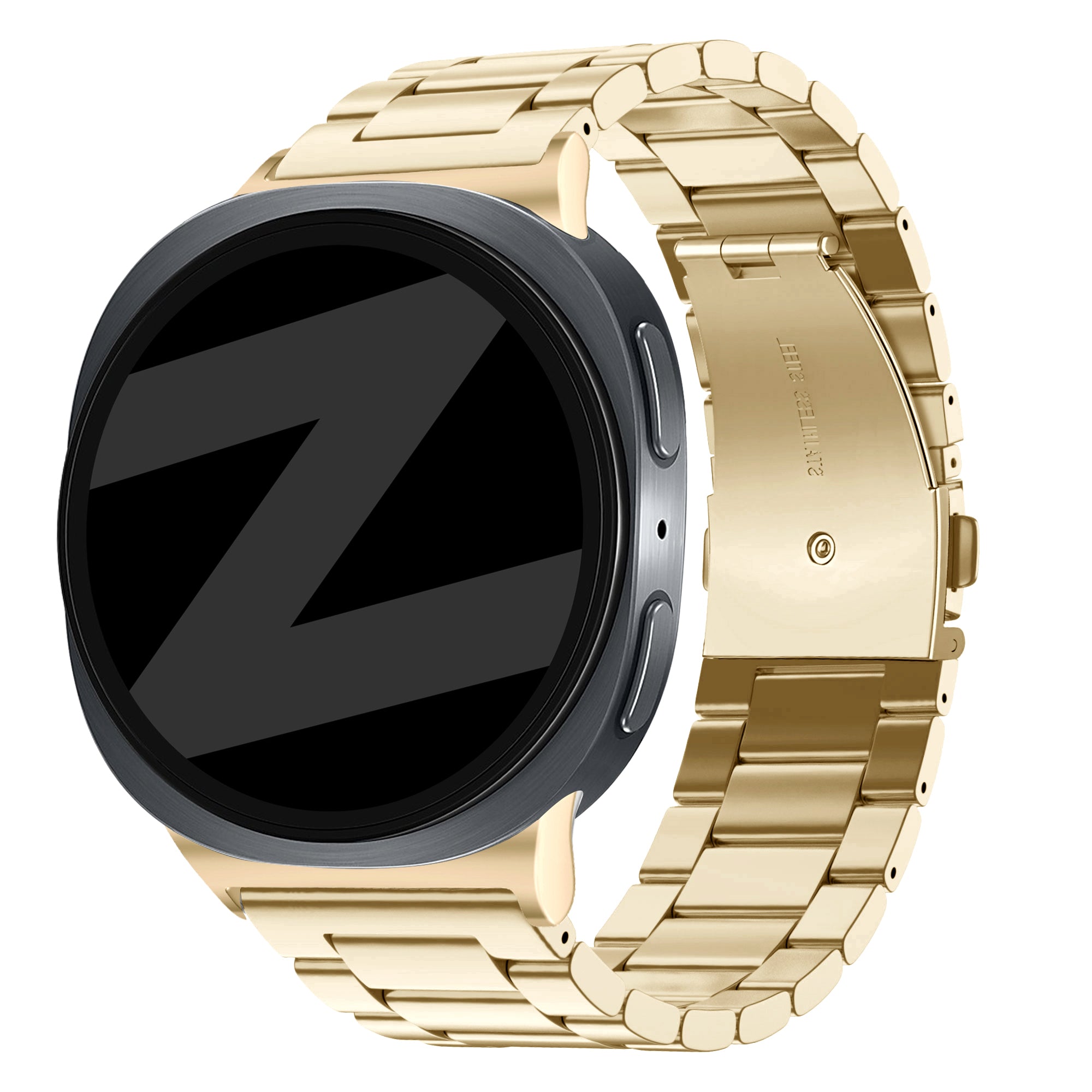Bandz Samsung Galaxy Watch 8 - 40mm Stahl Armband 'Classic' (Retro Gold)