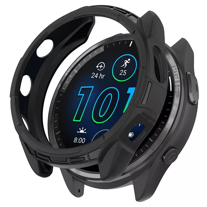 Garmin Forerunner 965 robustes TPU Hülle (Schwarz)