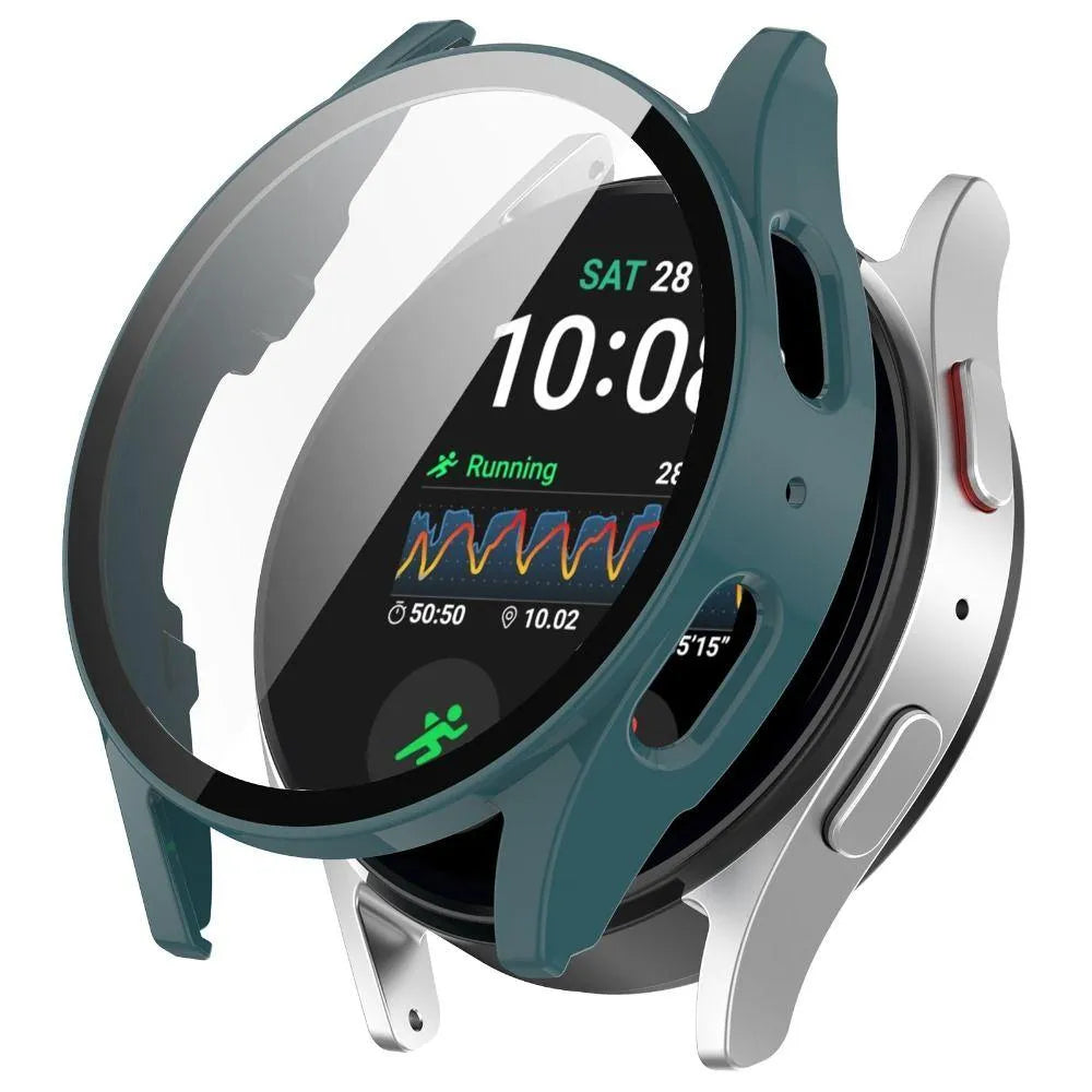 Samsung Galaxy Watch 7 44mm Hartschale mit Glass (Kieferngrün)