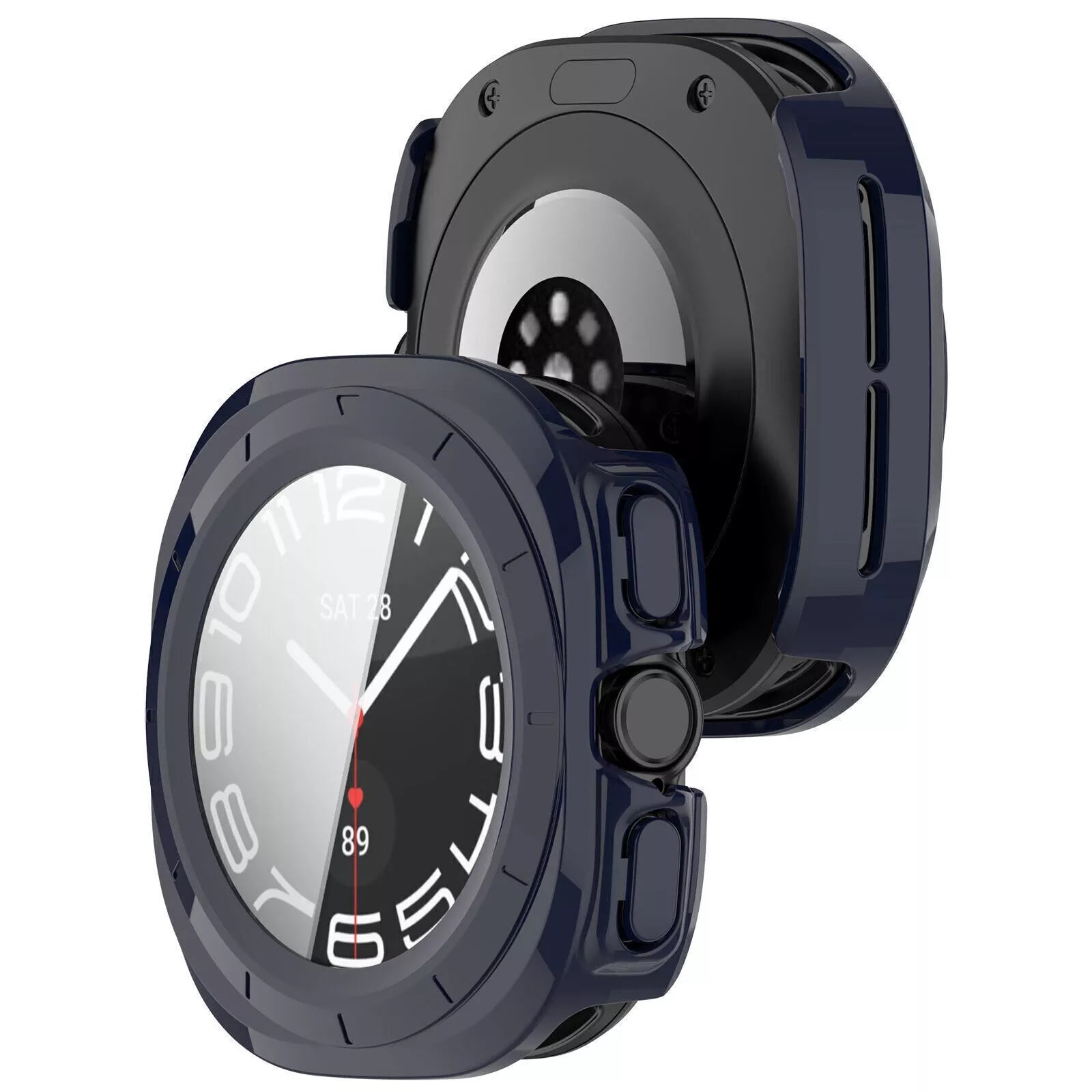 Samsung Galaxy Watch Ultra Hartschale mit Glass (Dunkelblau)