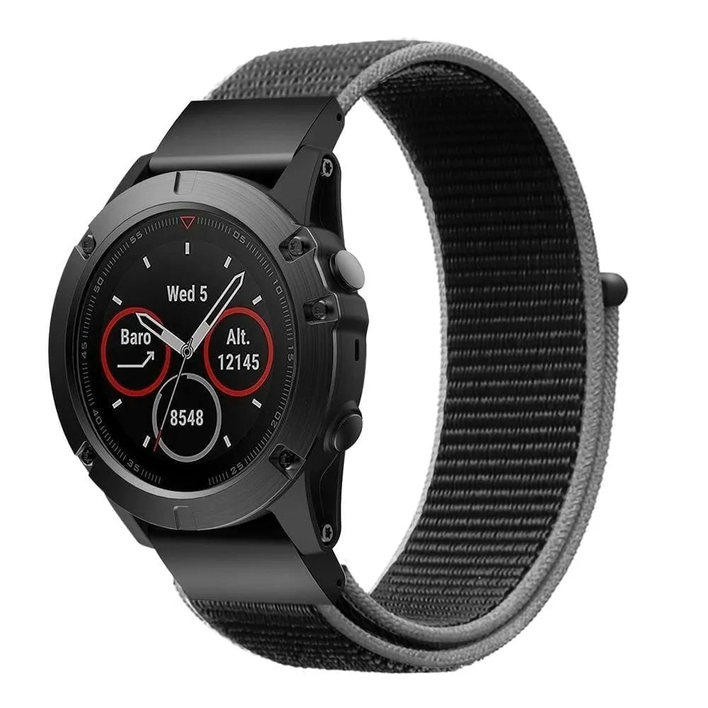 Nylon Strap, on a watch, 3/4 front view
