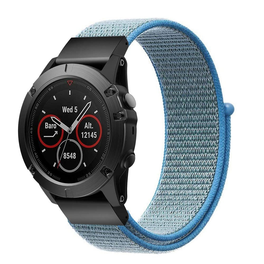 Garmin Fenix 8 Pro - 51mm Nylonarmband (Hell Blau)