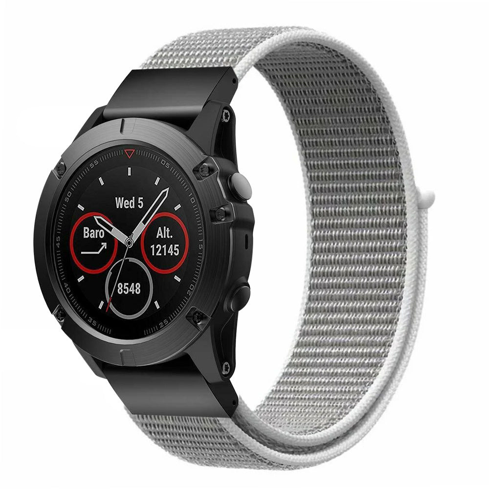 Garmin Quatix 8 - 51mm Nylonarmband (Muschelweiß)