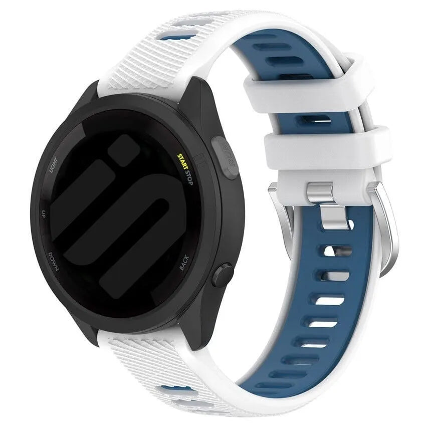 Coros Apex 42mm Sport Strap With Buckle (White/Blue)