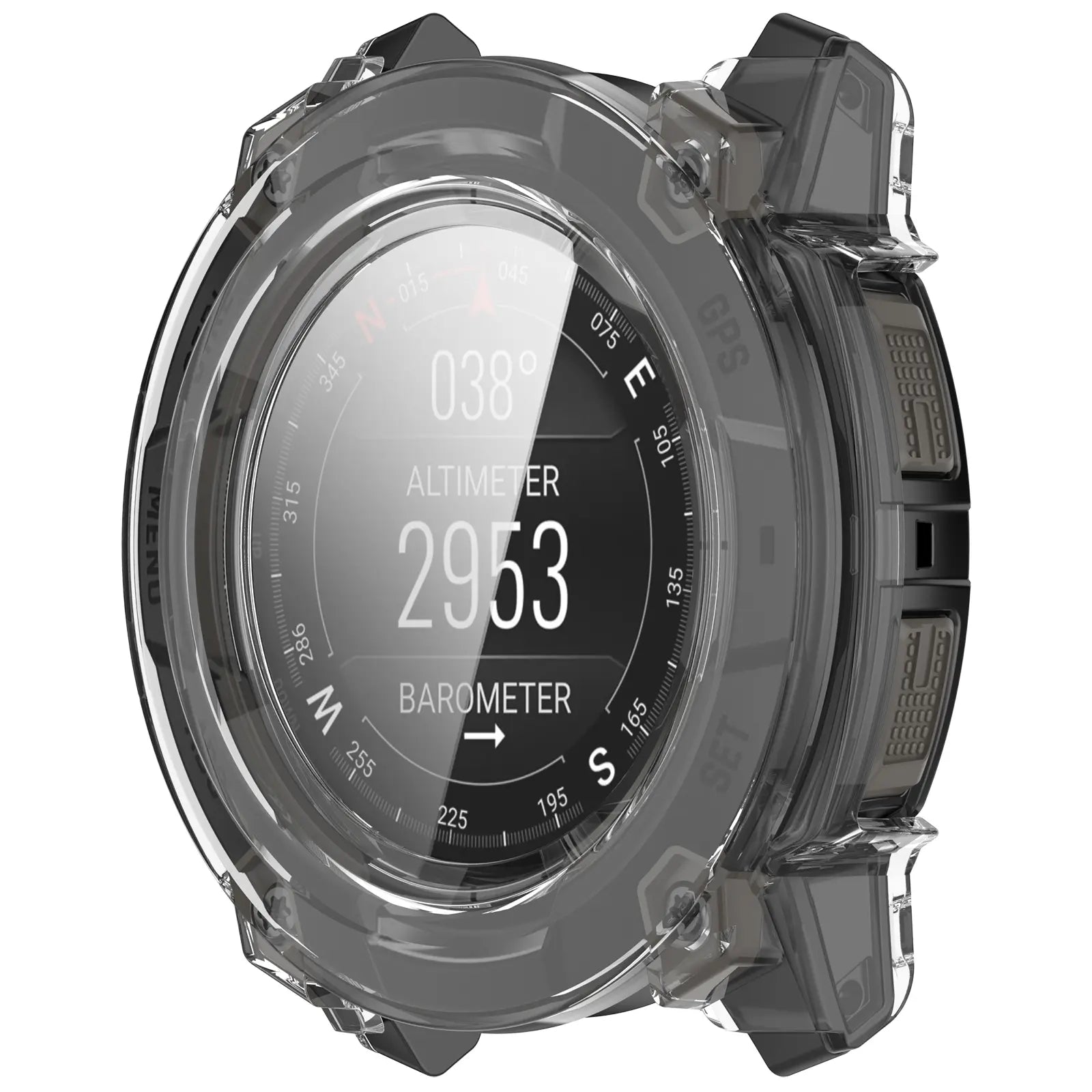 Garmin Instinct 3 - 45mm PC Case mit Glas (Transparent)