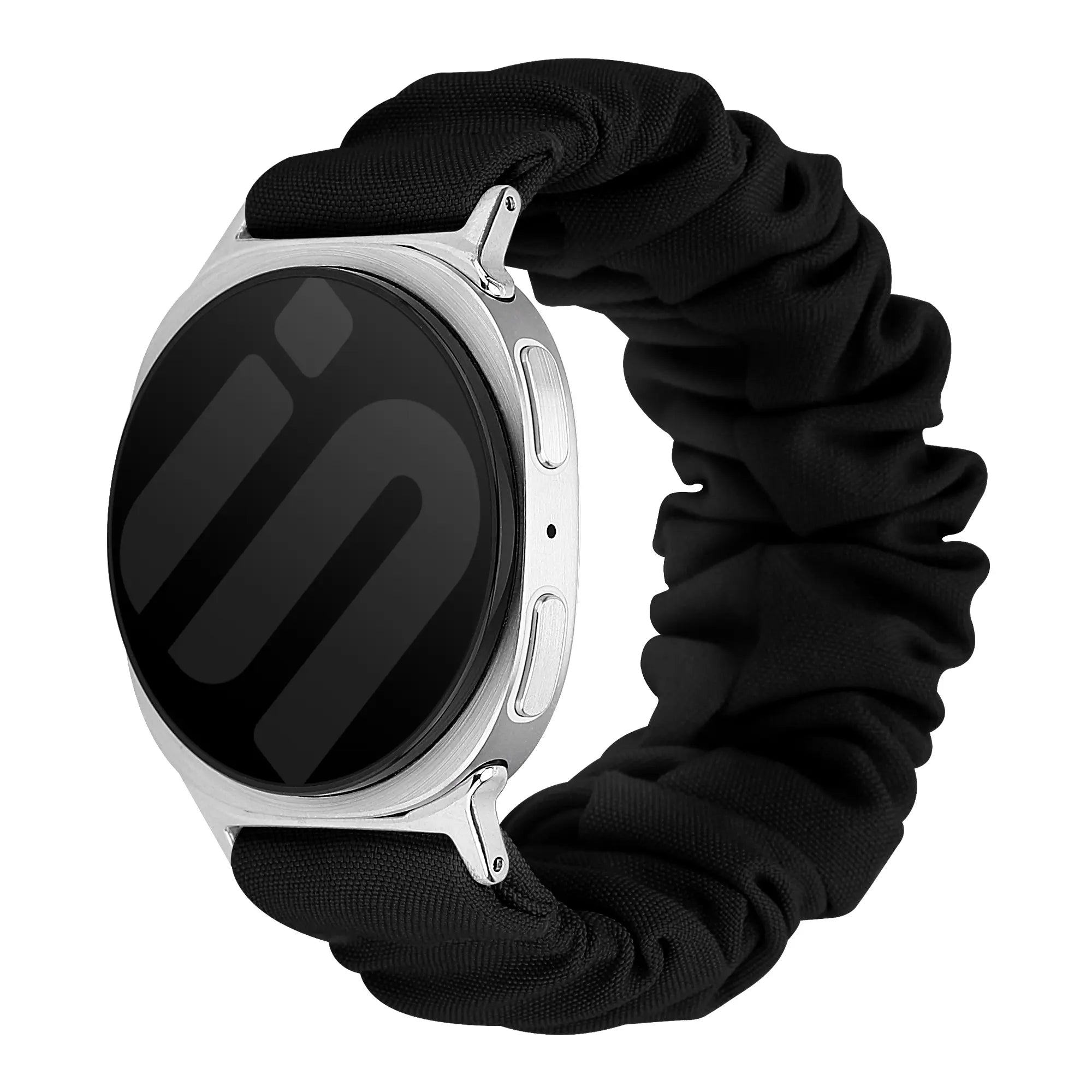 Samsung Galaxy Watch 9 - 44mm Scrunchie Armband (Schwarz)
