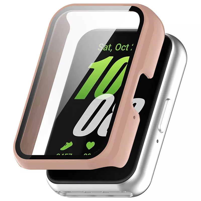 Samsung Galaxy Fit 3 PC Hartschale-Hülle mit Glass (Rosa)