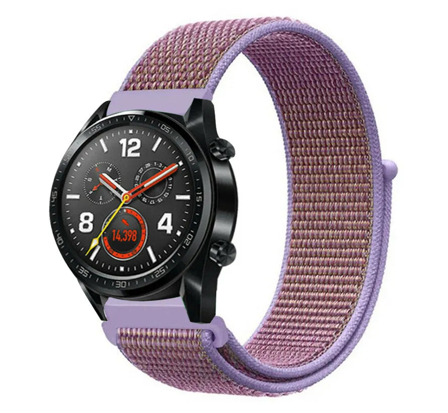 Nylon Strap, on a watch, 3/4 front view
