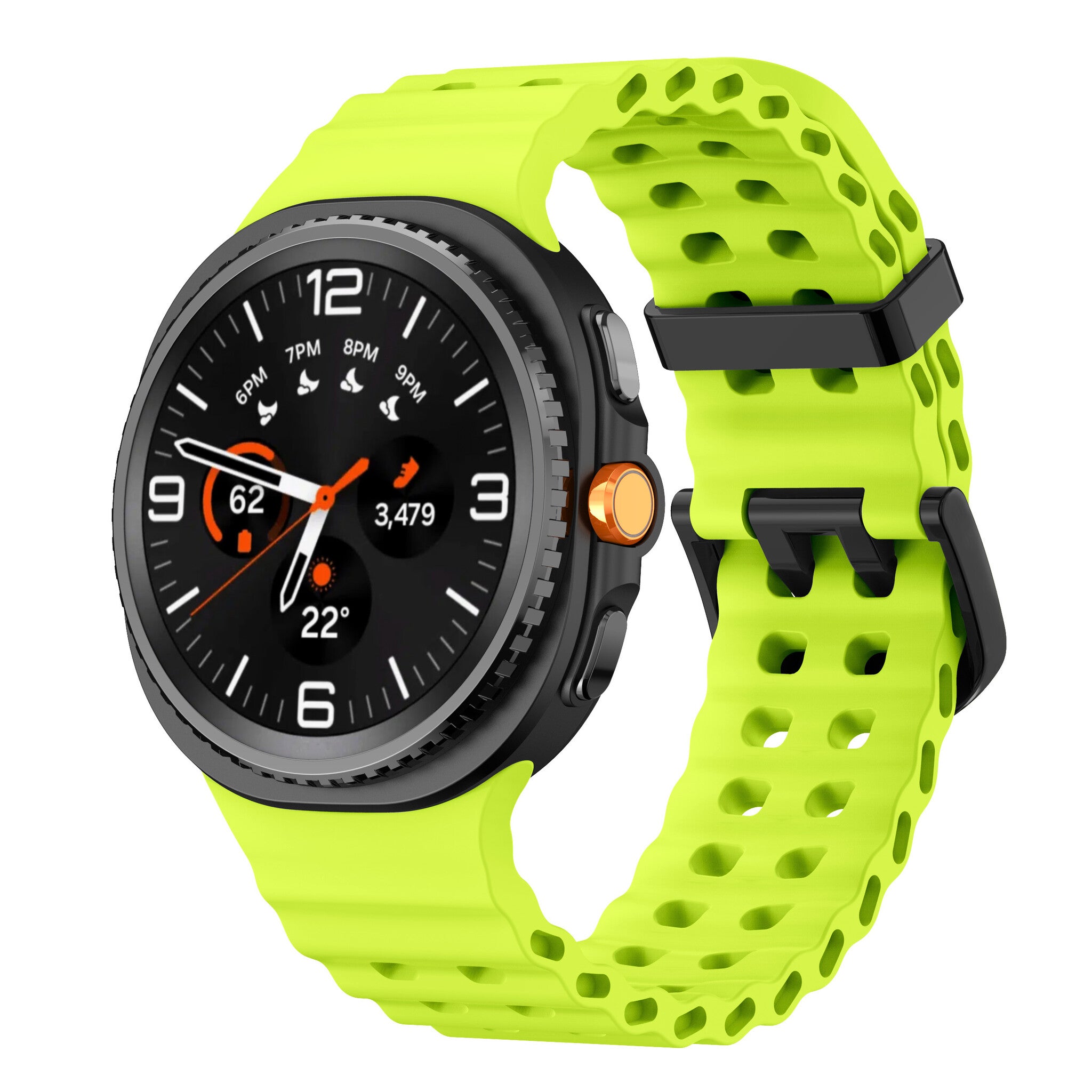 Samsung Galaxy Watch 8 Classic Ocean Armband (Limette)