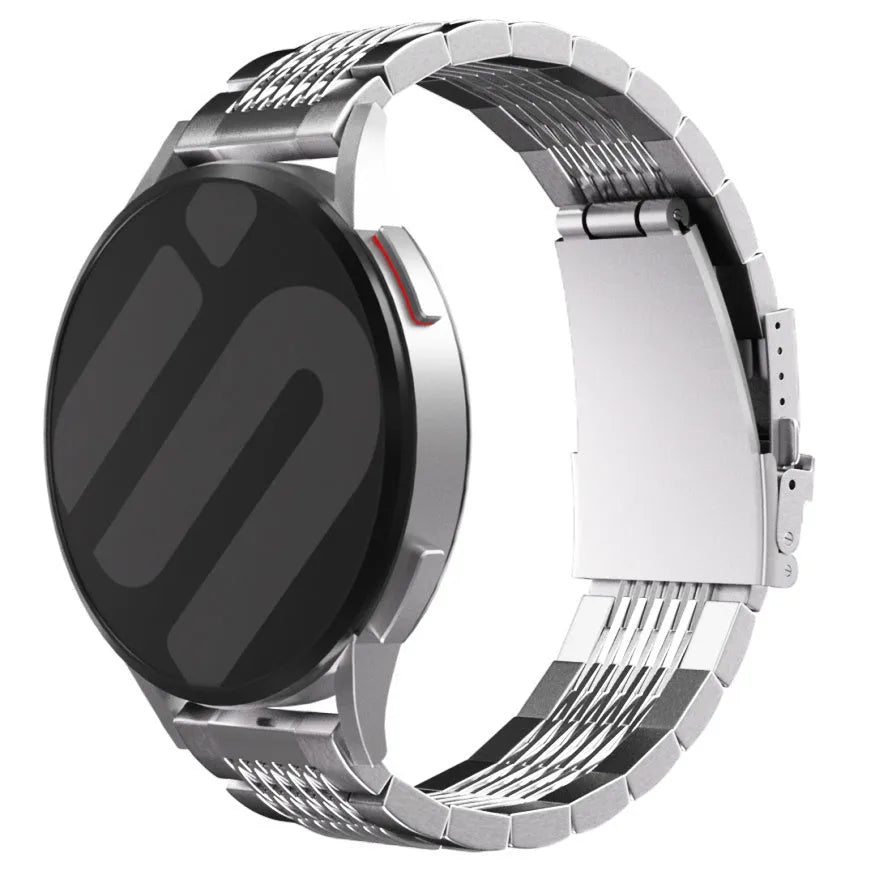 Coros Pace 2 Premium Steel Link Strap (Silver)